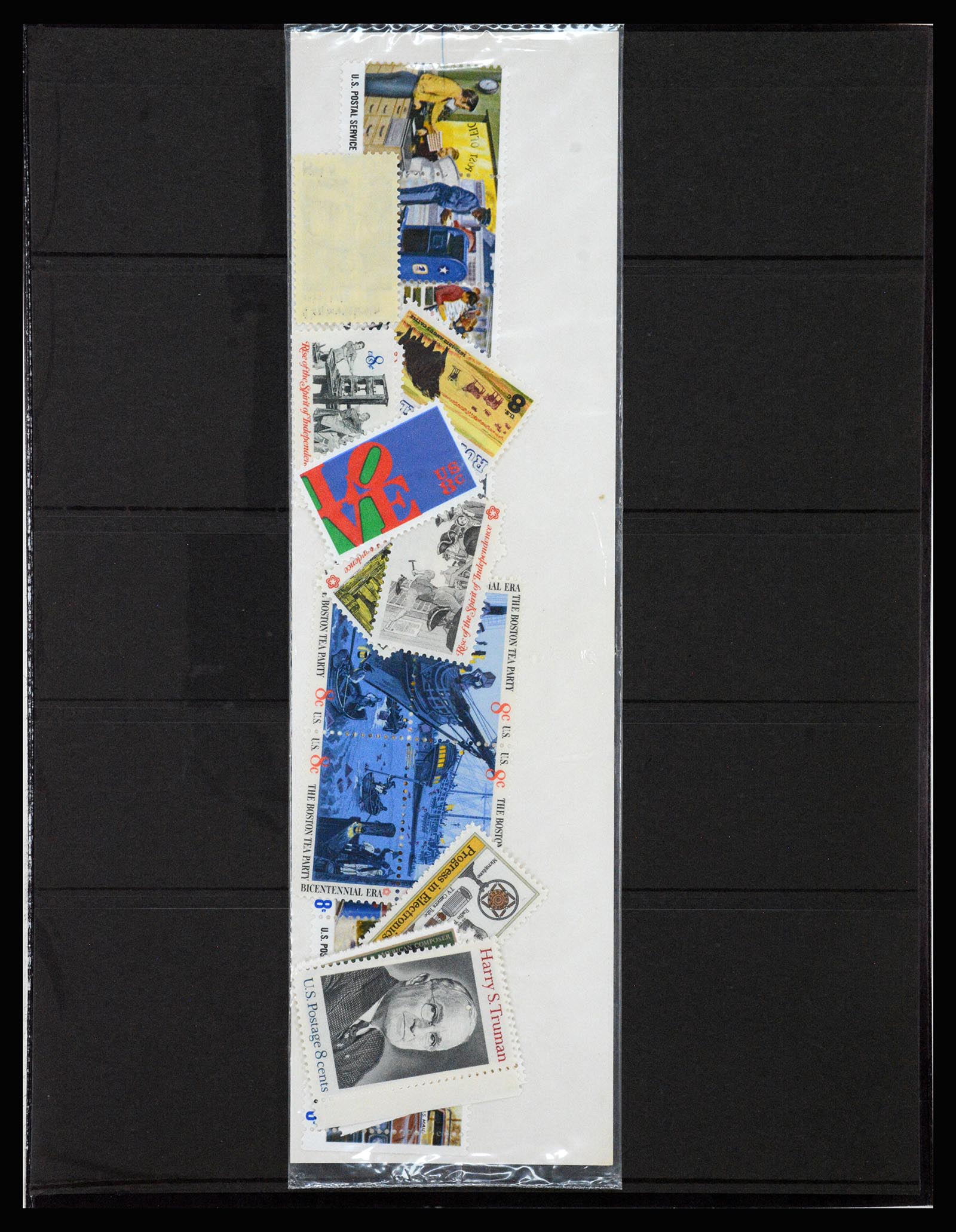37242 012 - Postzegelverzameling 37242 USA 1968-1976 jaarsets.
