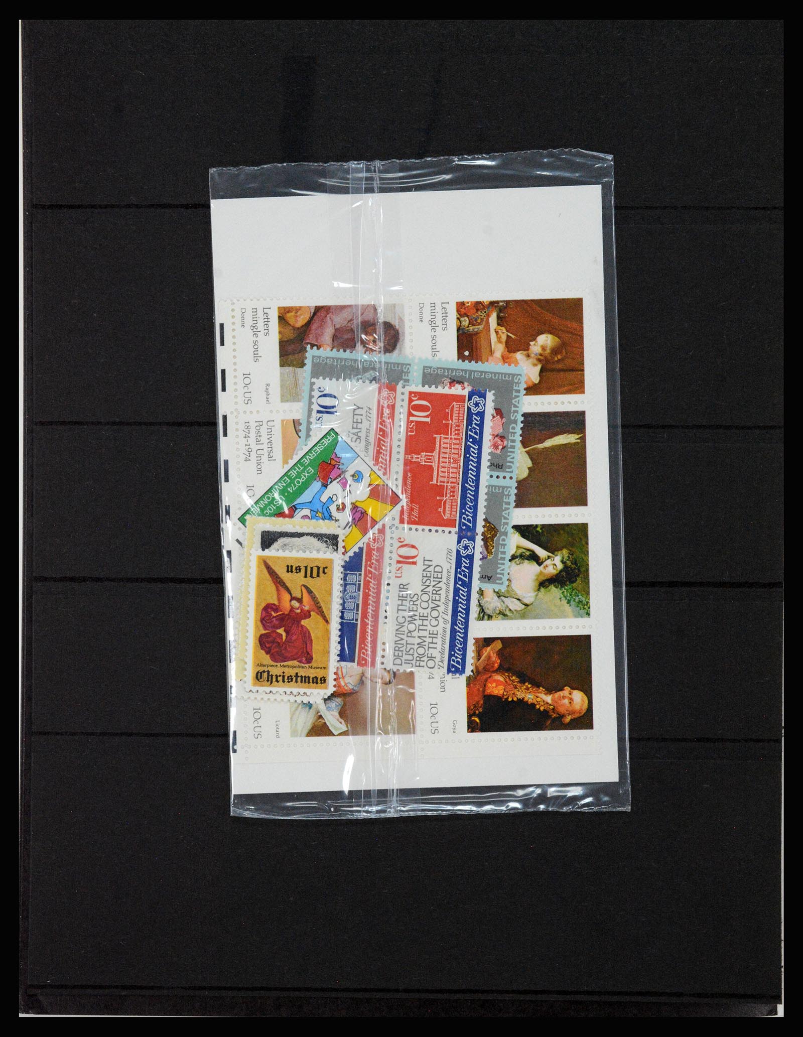 37242 014 - Postzegelverzameling 37242 USA 1968-1976 jaarsets.
