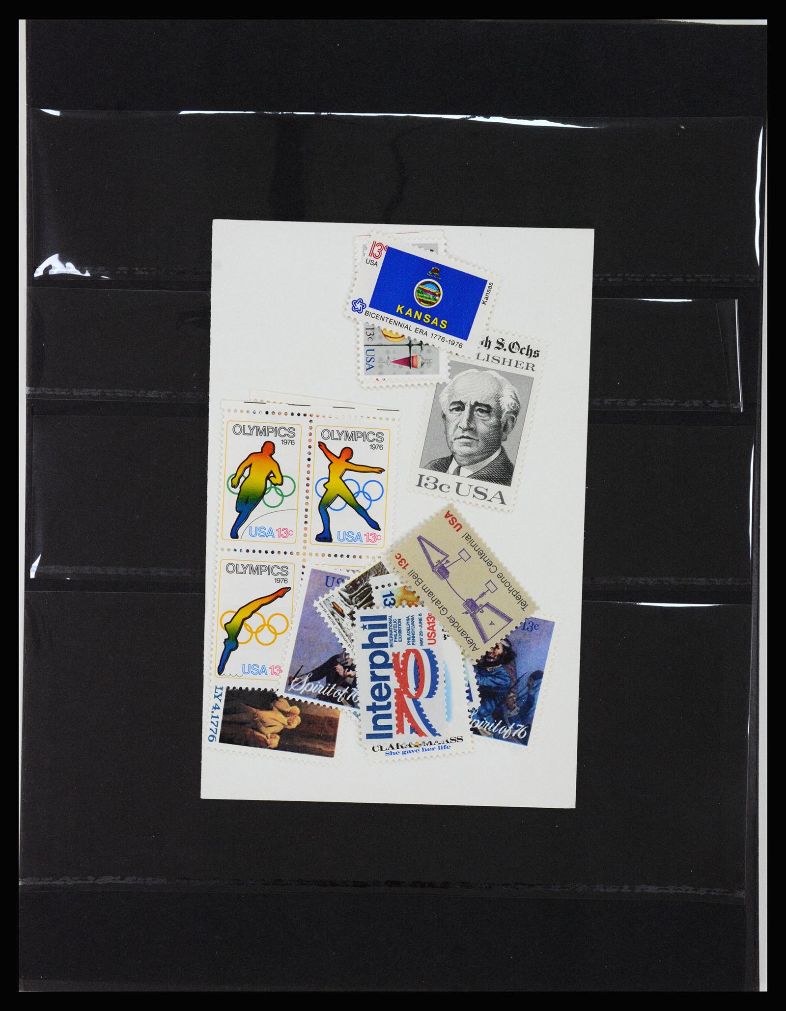 37242 018 - Postzegelverzameling 37242 USA 1968-1976 jaarsets.