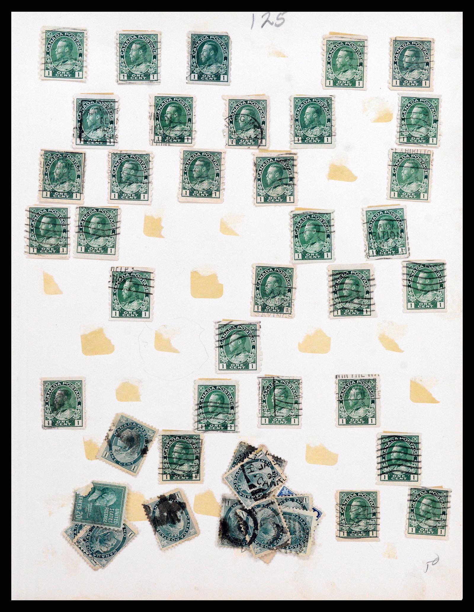 37243 001 - Postzegelverzameling 37243 Canada 1868-1955.