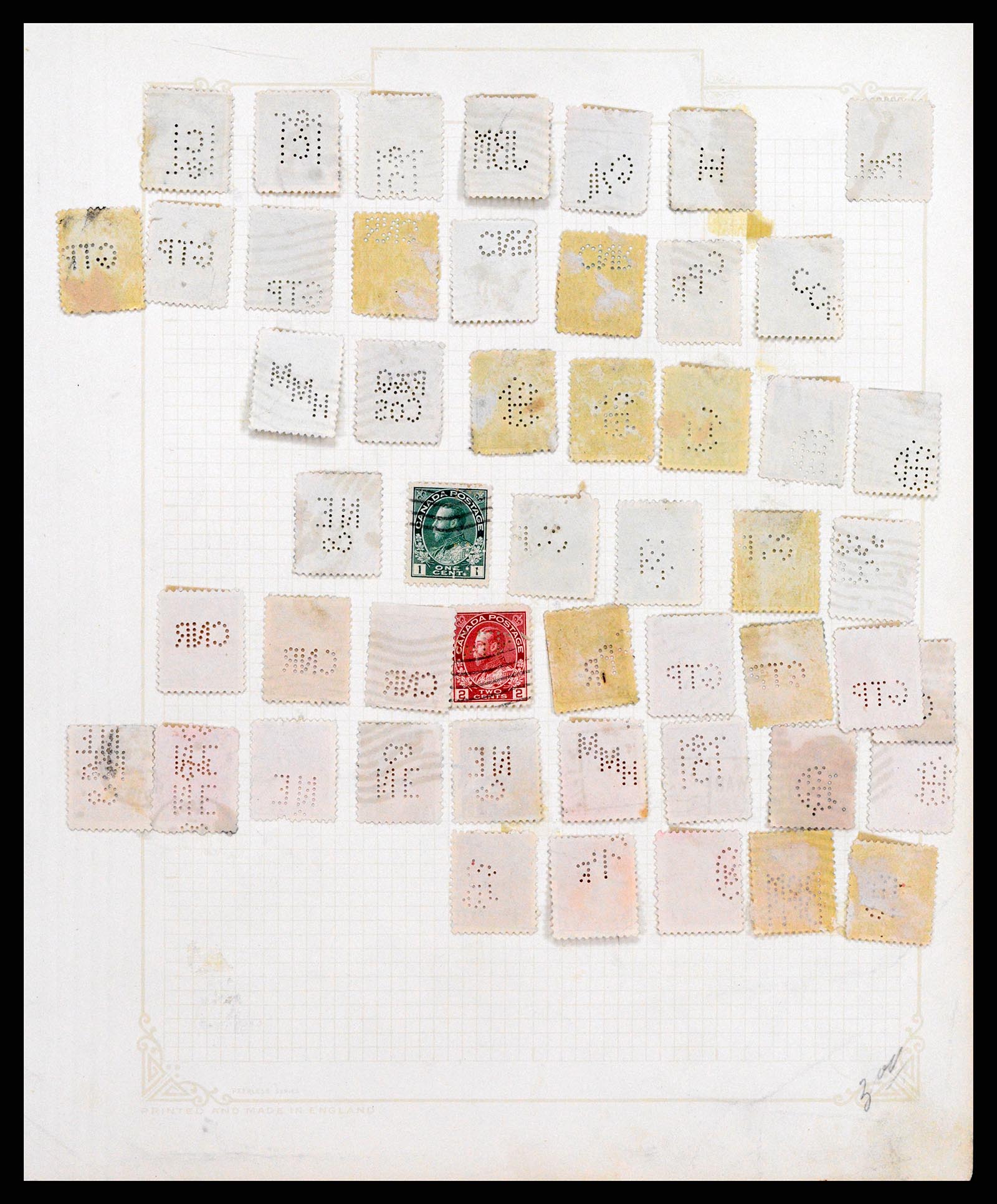 37243 003 - Postzegelverzameling 37243 Canada 1868-1955.