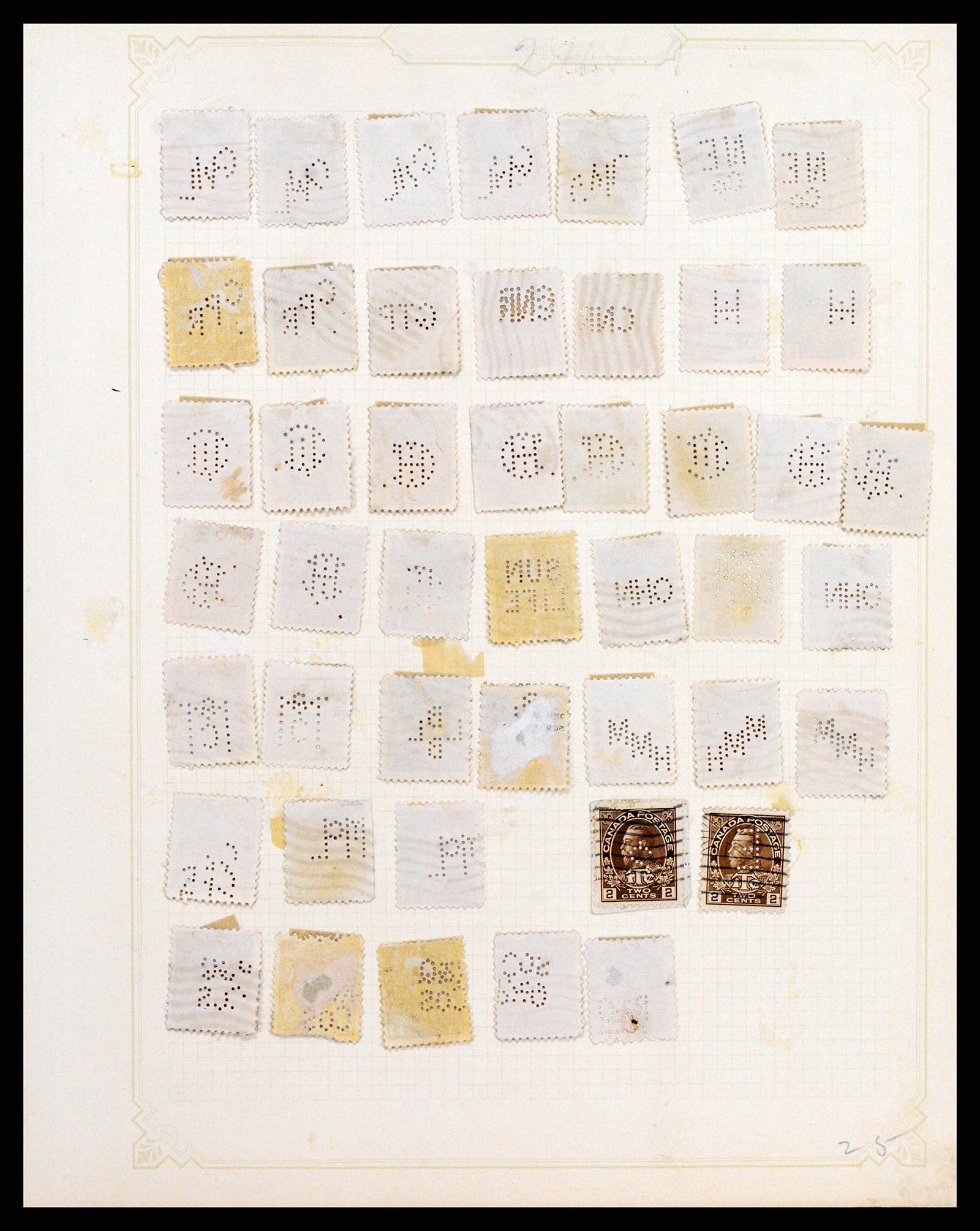 37243 008 - Postzegelverzameling 37243 Canada 1868-1955.