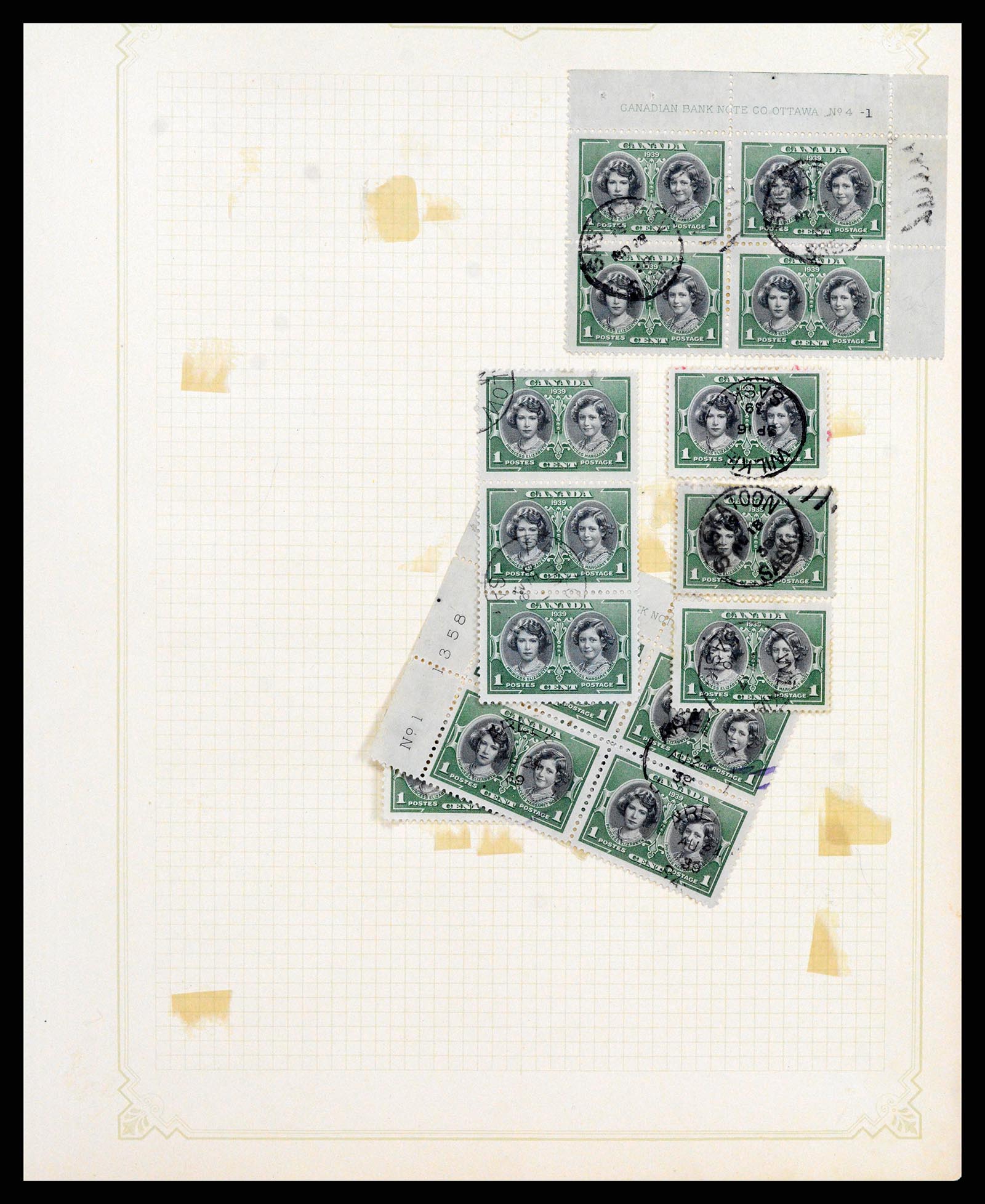 37243 009 - Postzegelverzameling 37243 Canada 1868-1955.