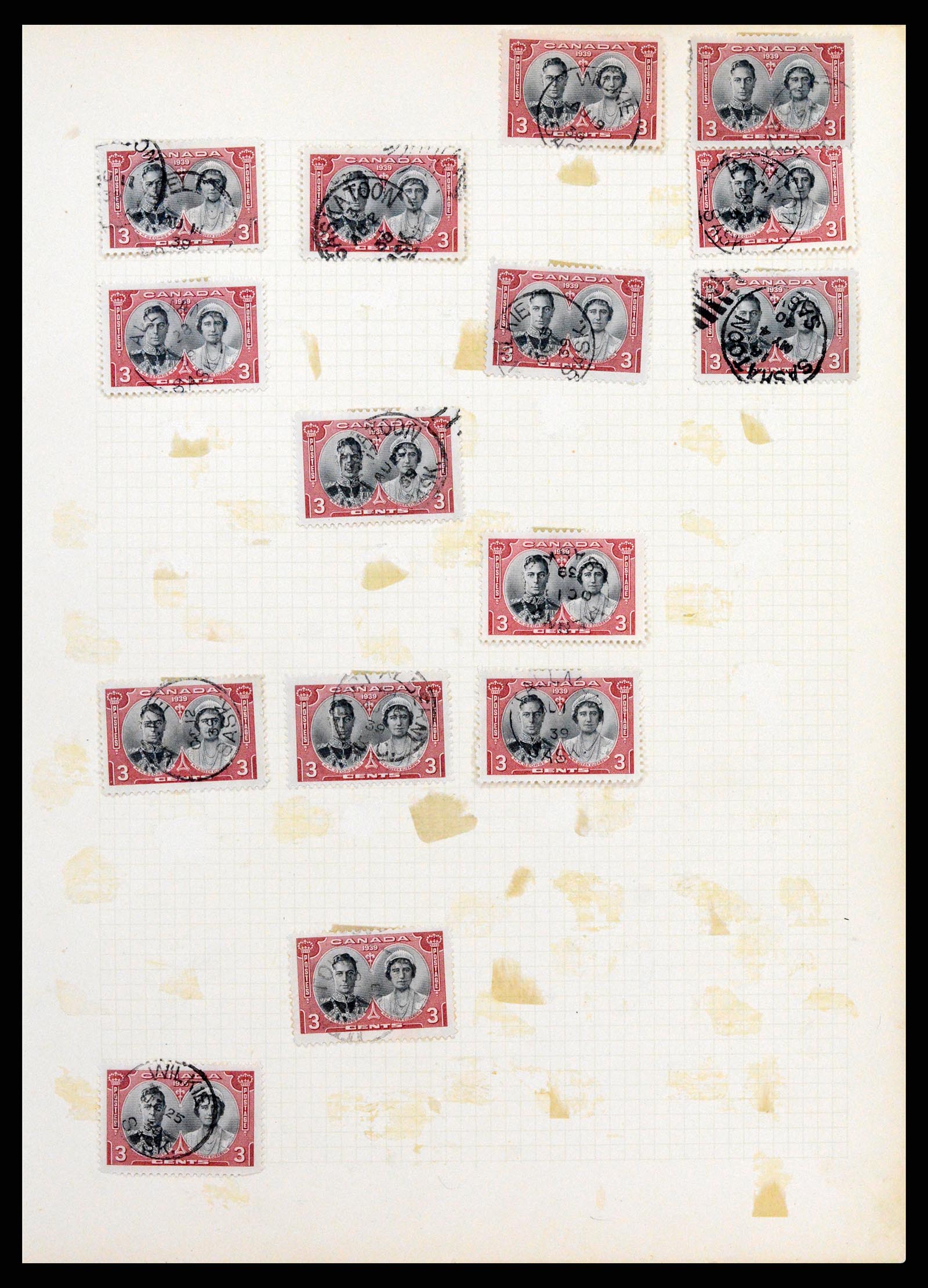 37243 011 - Postzegelverzameling 37243 Canada 1868-1955.