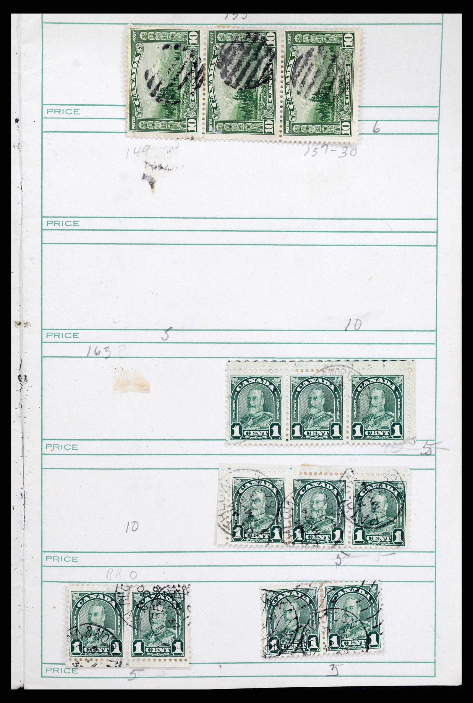 37243 014 - Postzegelverzameling 37243 Canada 1868-1955.