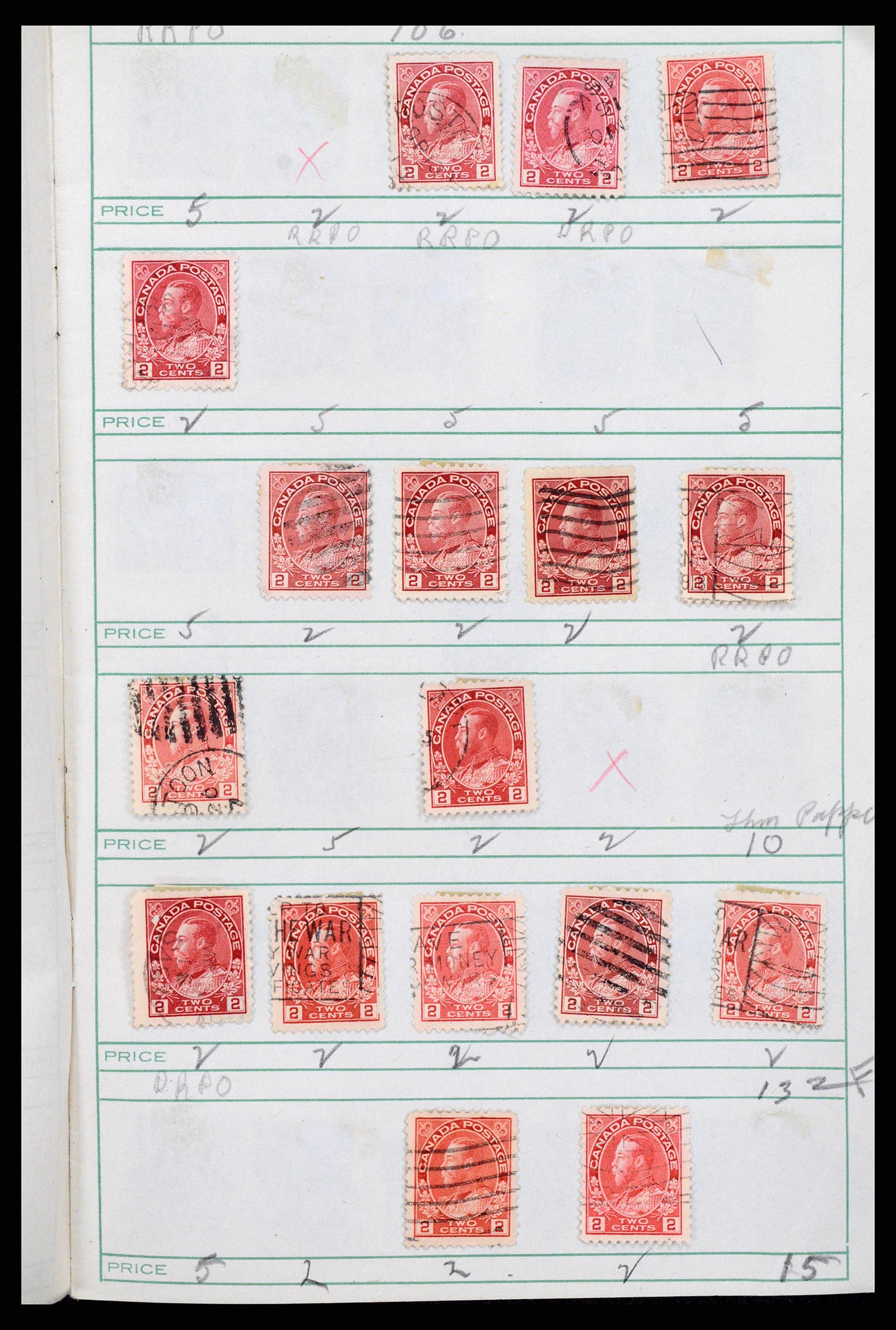 37243 020 - Postzegelverzameling 37243 Canada 1868-1955.