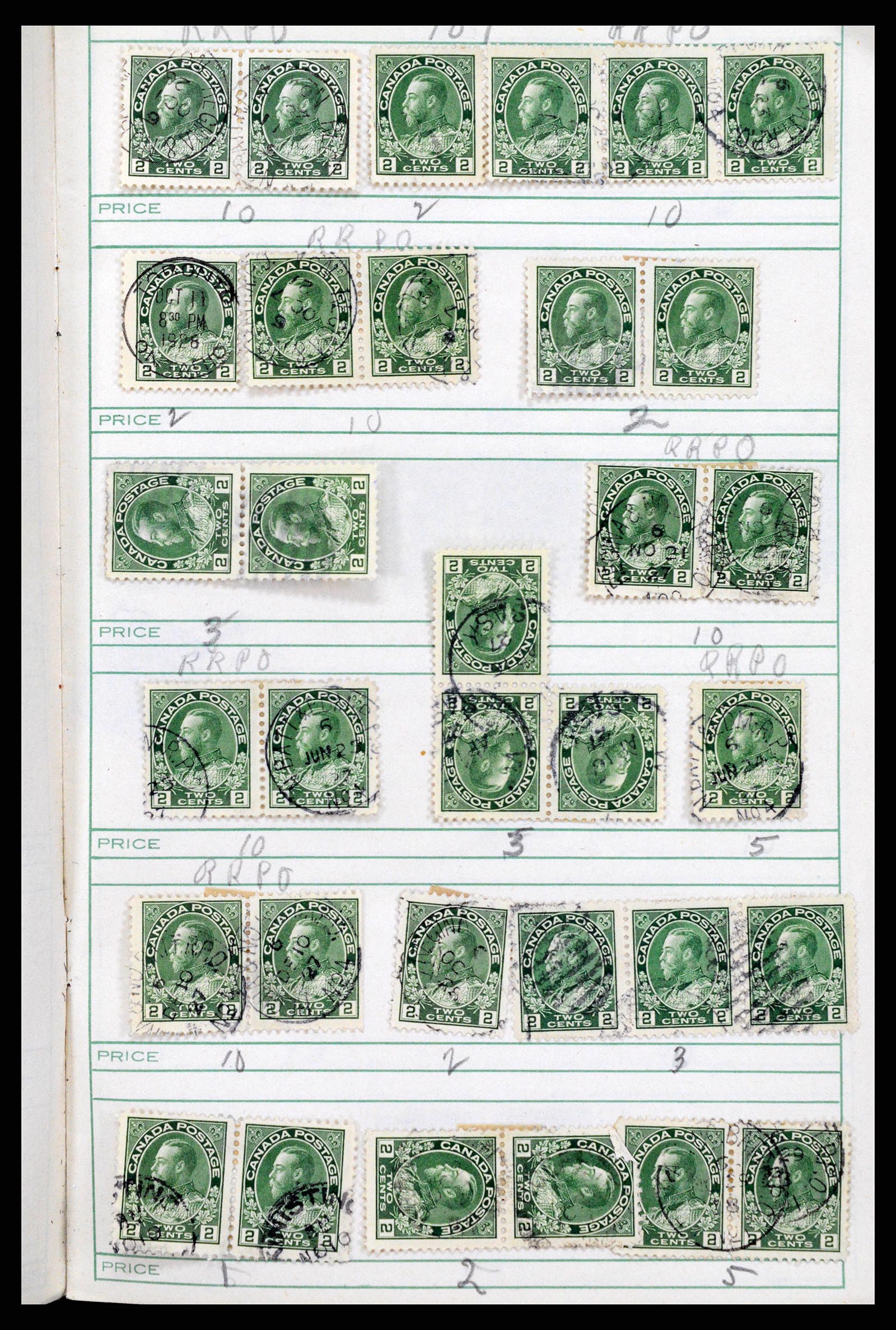 37243 021 - Postzegelverzameling 37243 Canada 1868-1955.