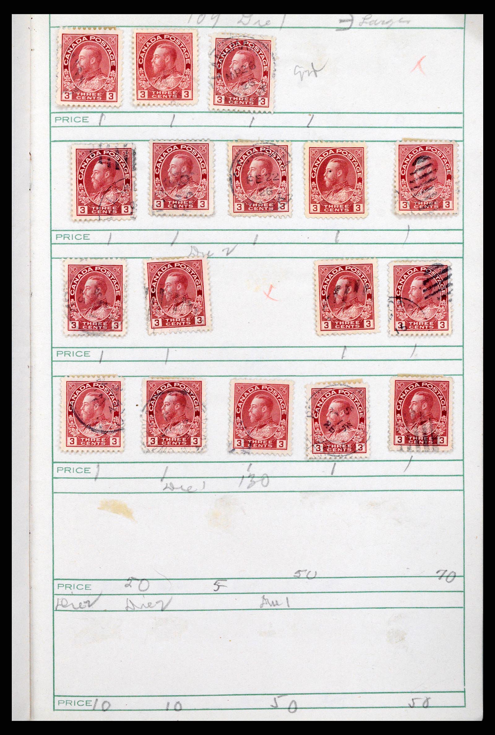 37243 023 - Postzegelverzameling 37243 Canada 1868-1955.