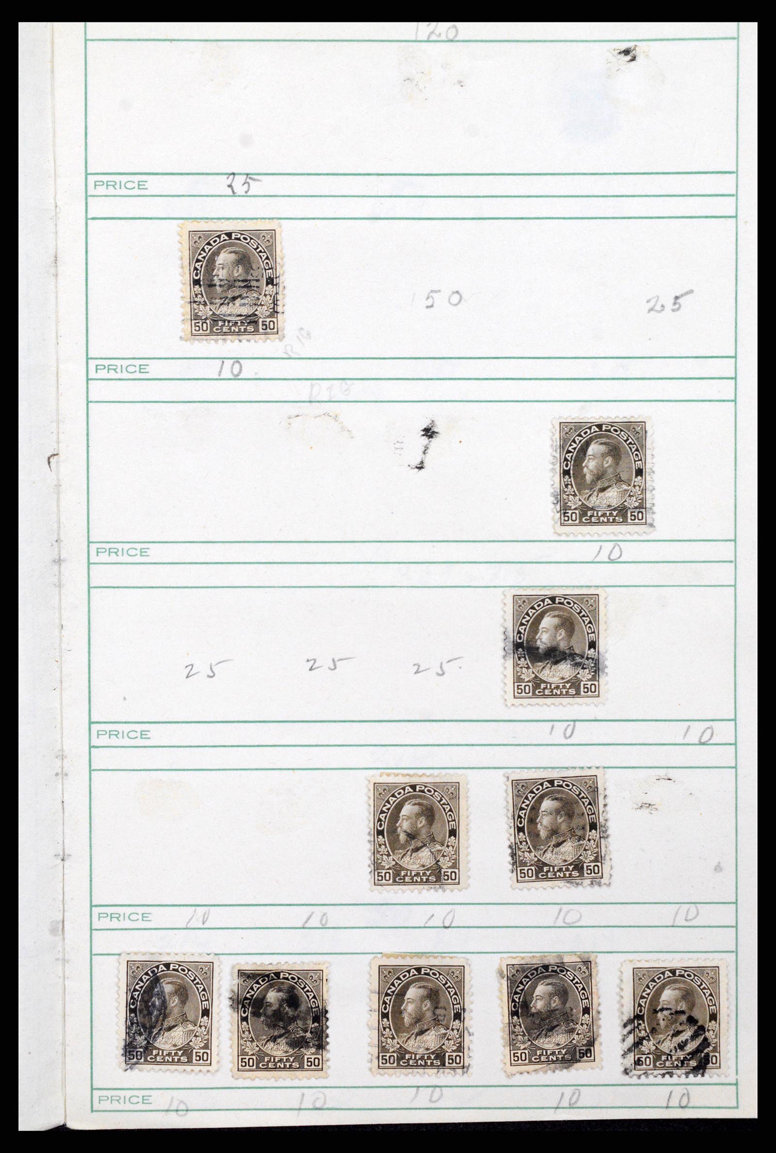 37243 025 - Postzegelverzameling 37243 Canada 1868-1955.