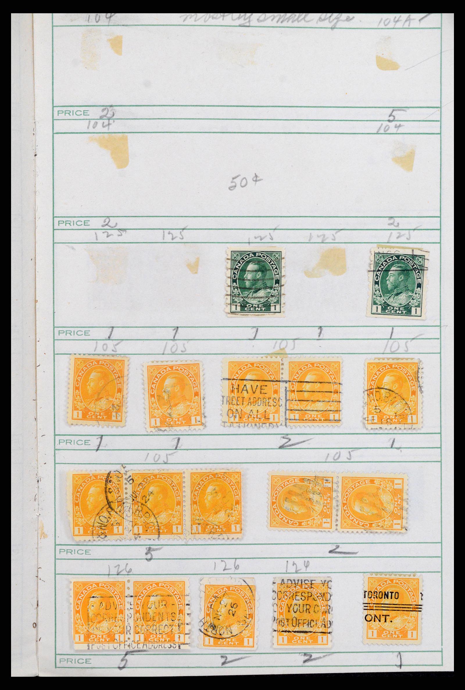 37243 027 - Postzegelverzameling 37243 Canada 1868-1955.