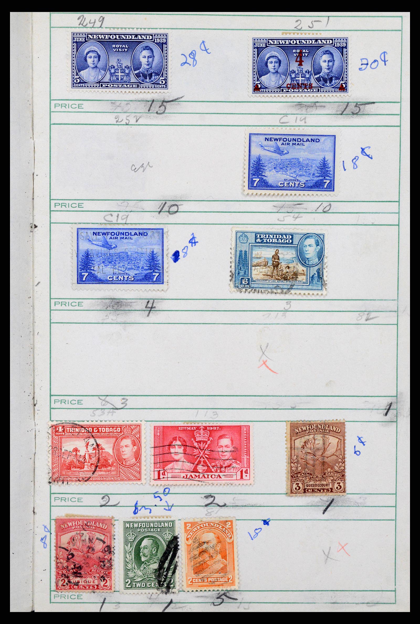 37243 038 - Postzegelverzameling 37243 Canada 1868-1955.