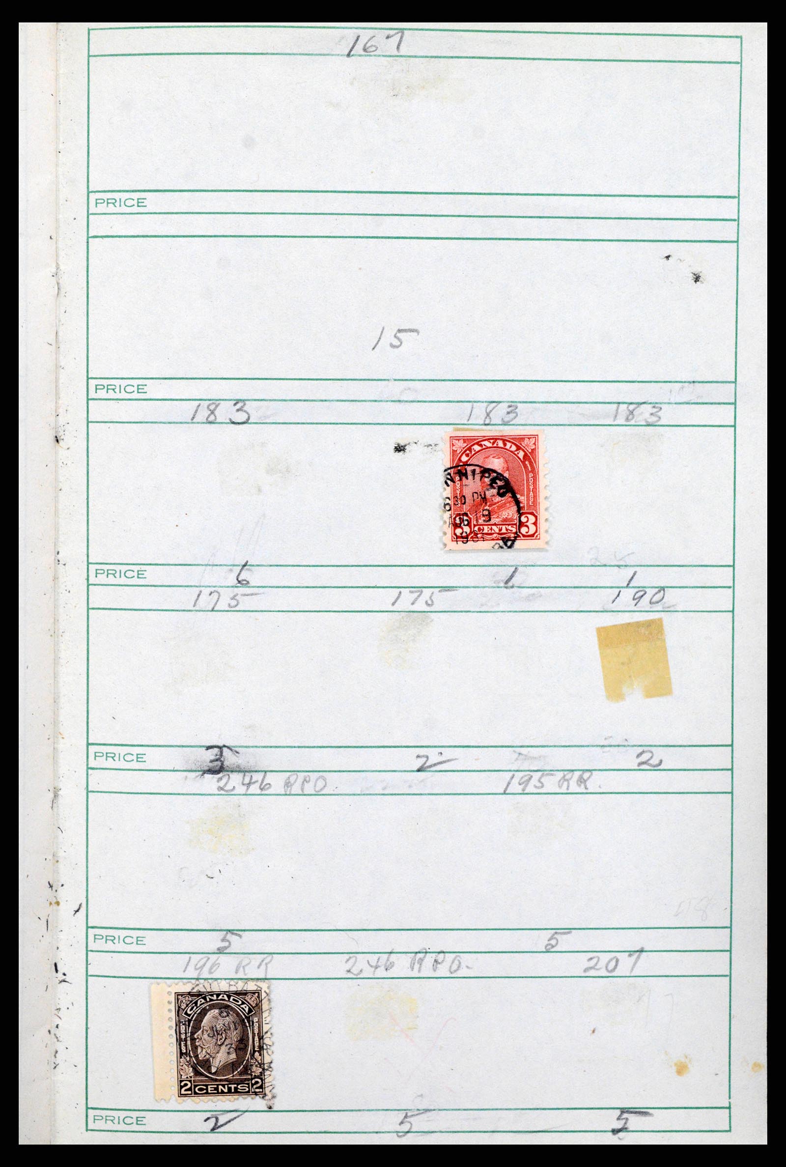 37243 044 - Postzegelverzameling 37243 Canada 1868-1955.