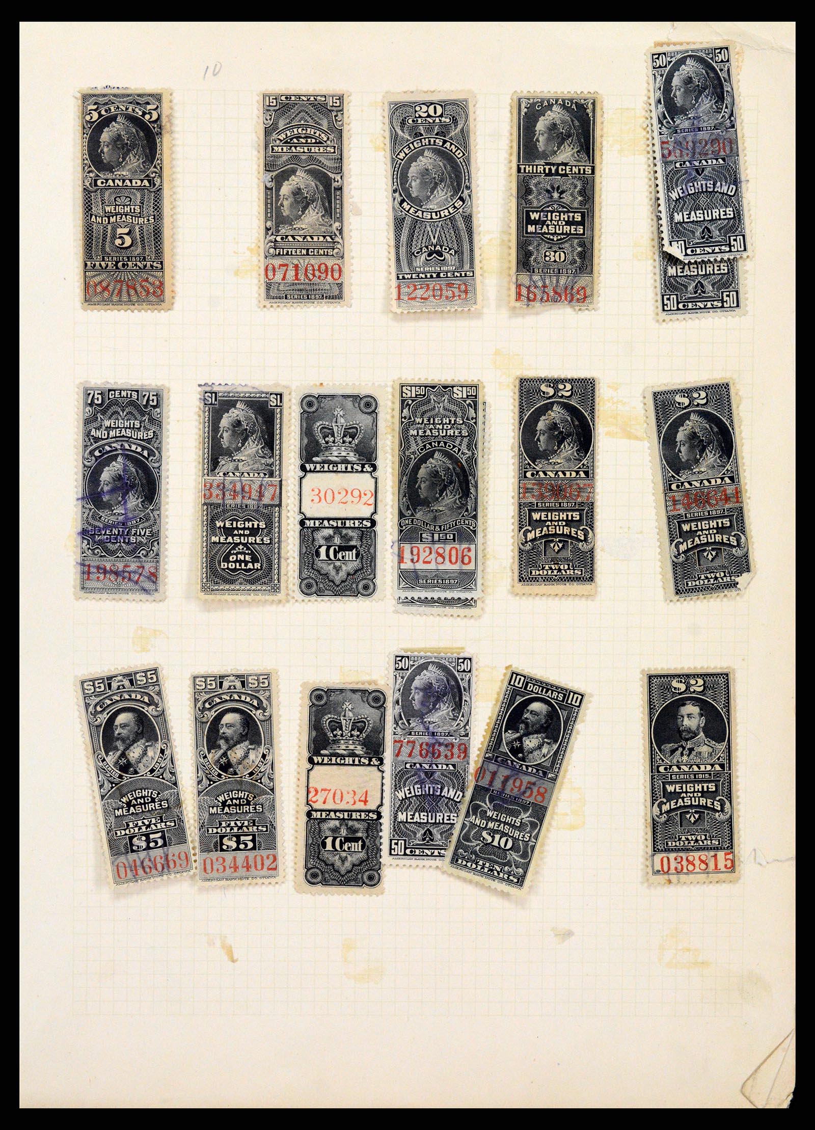37243 047 - Stamp collection 37243 Canada 1868-1955.