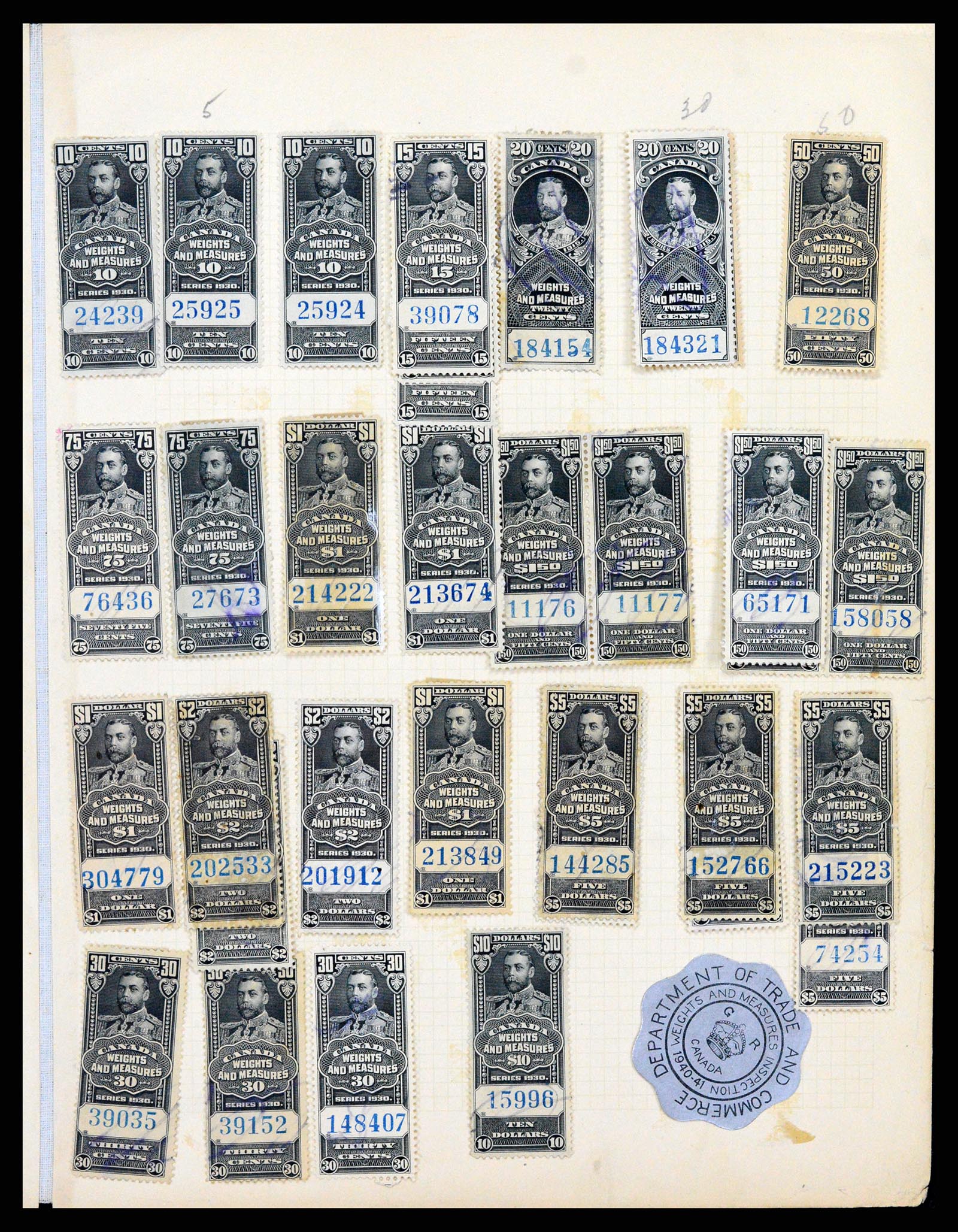 37243 048 - Stamp collection 37243 Canada 1868-1955.