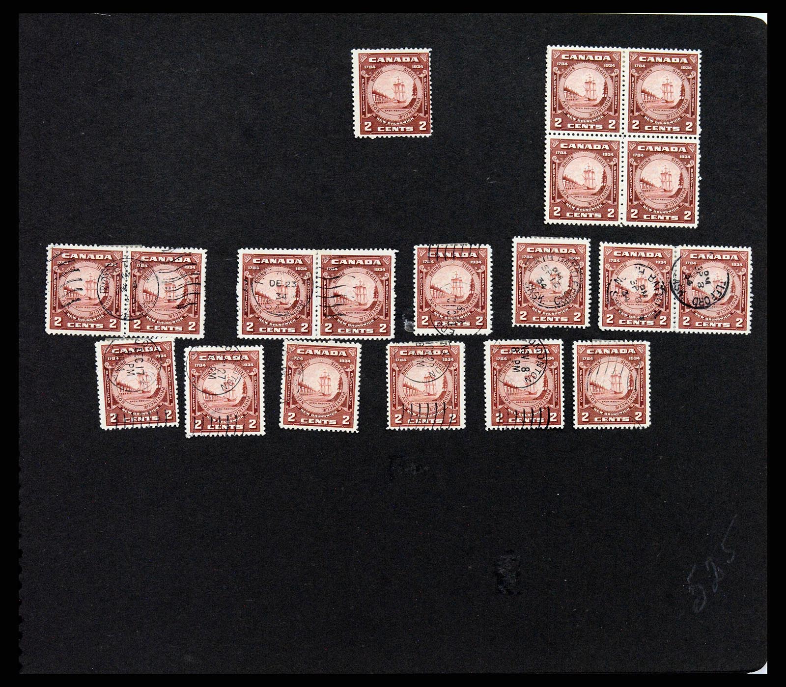 37243 055 - Postzegelverzameling 37243 Canada 1868-1955.