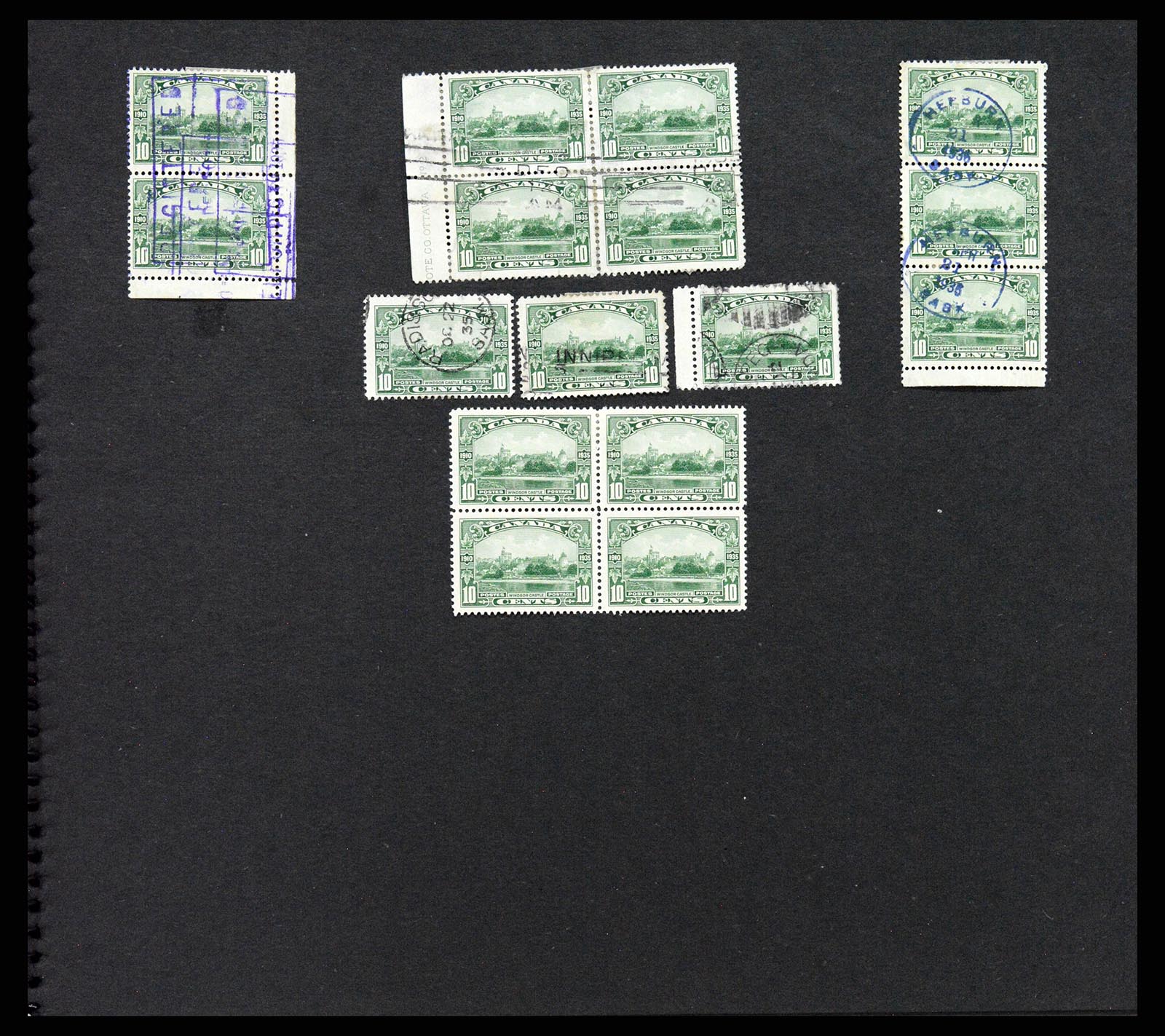 37243 059 - Postzegelverzameling 37243 Canada 1868-1955.