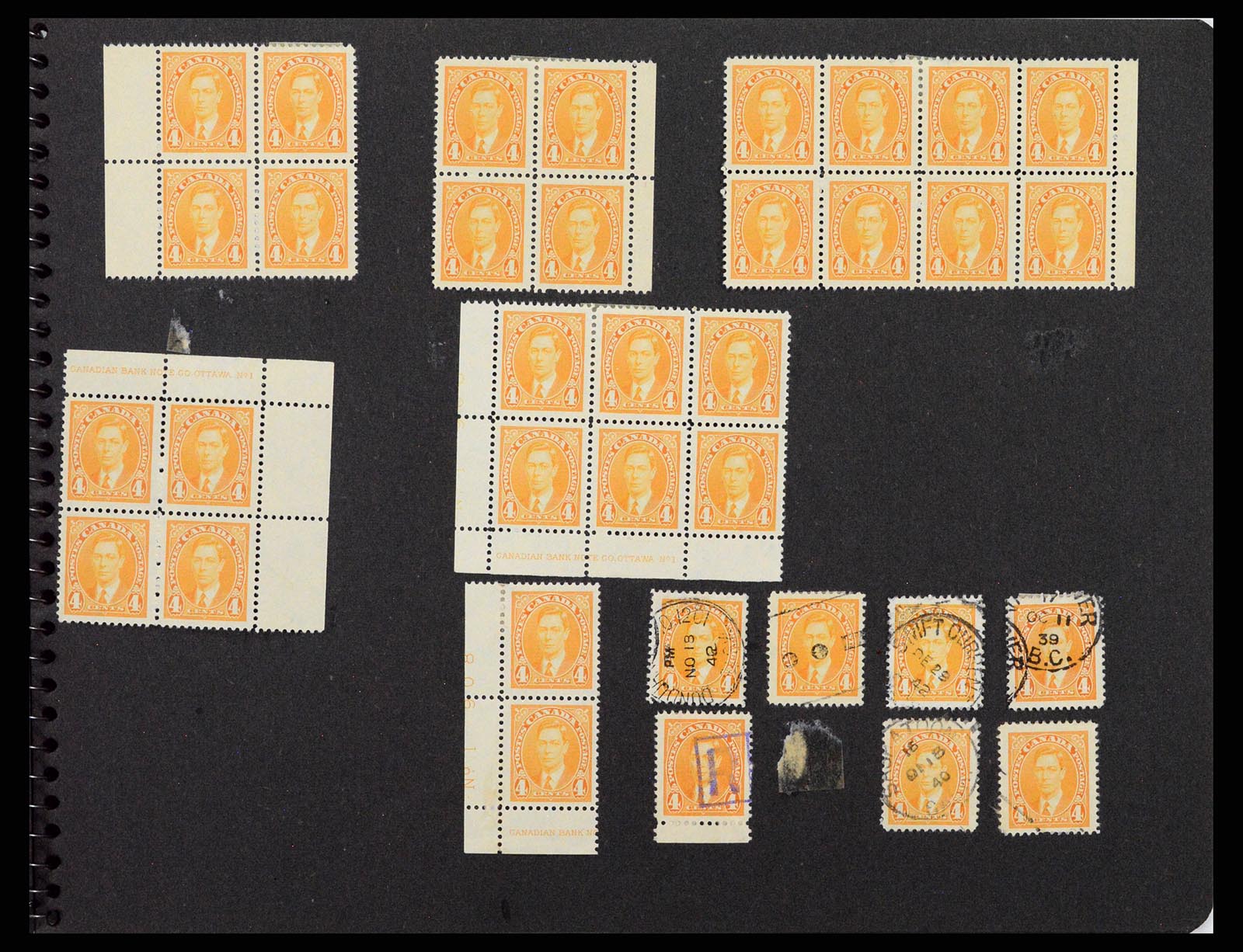 37243 070 - Postzegelverzameling 37243 Canada 1868-1955.