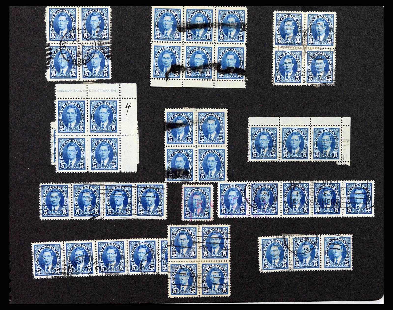 37243 071 - Postzegelverzameling 37243 Canada 1868-1955.
