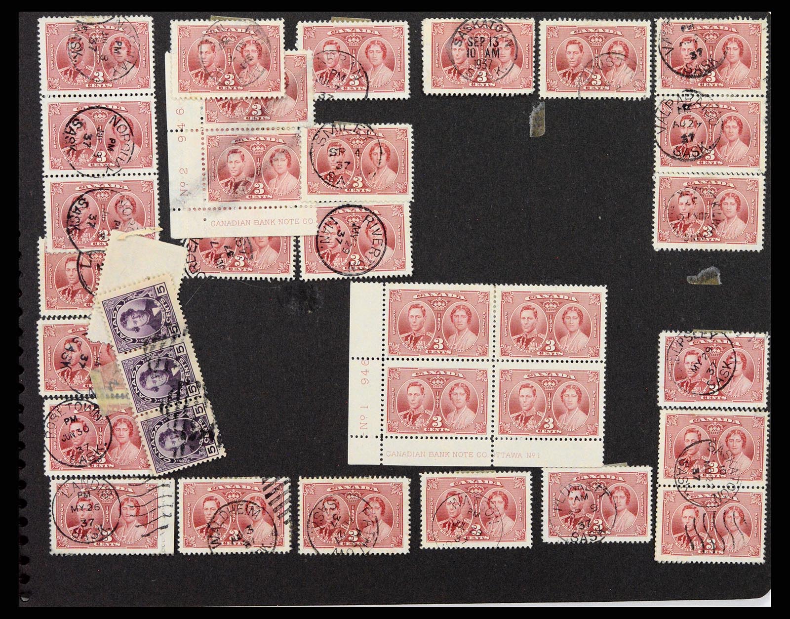 37243 072 - Postzegelverzameling 37243 Canada 1868-1955.