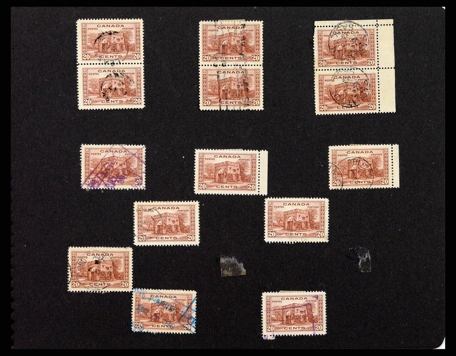37243 075 - Postzegelverzameling 37243 Canada 1868-1955.