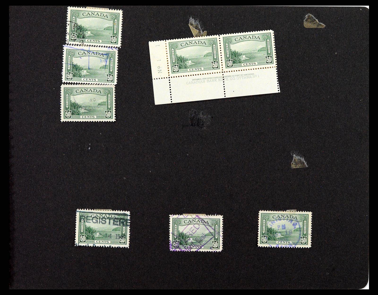 37243 076 - Postzegelverzameling 37243 Canada 1868-1955.