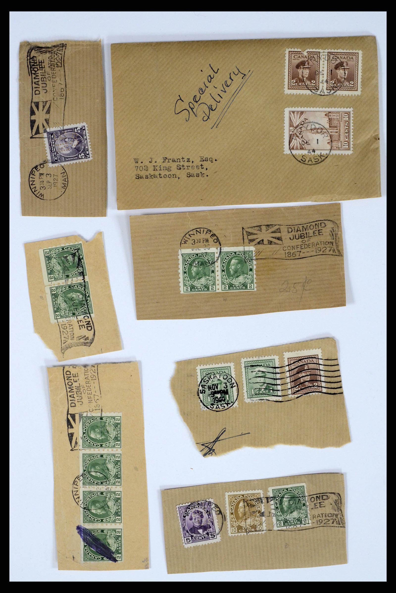 37243 385 - Postzegelverzameling 37243 Canada 1868-1955.