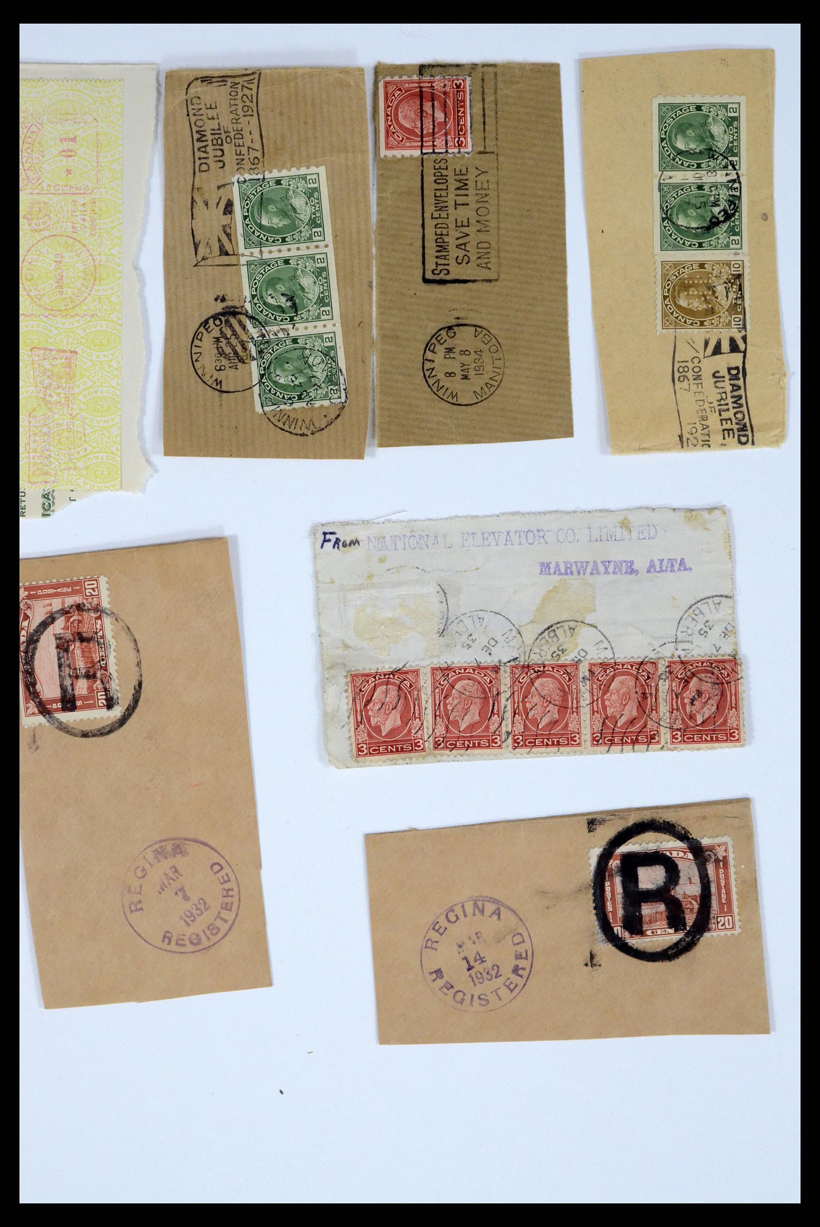 37243 386 - Postzegelverzameling 37243 Canada 1868-1955.
