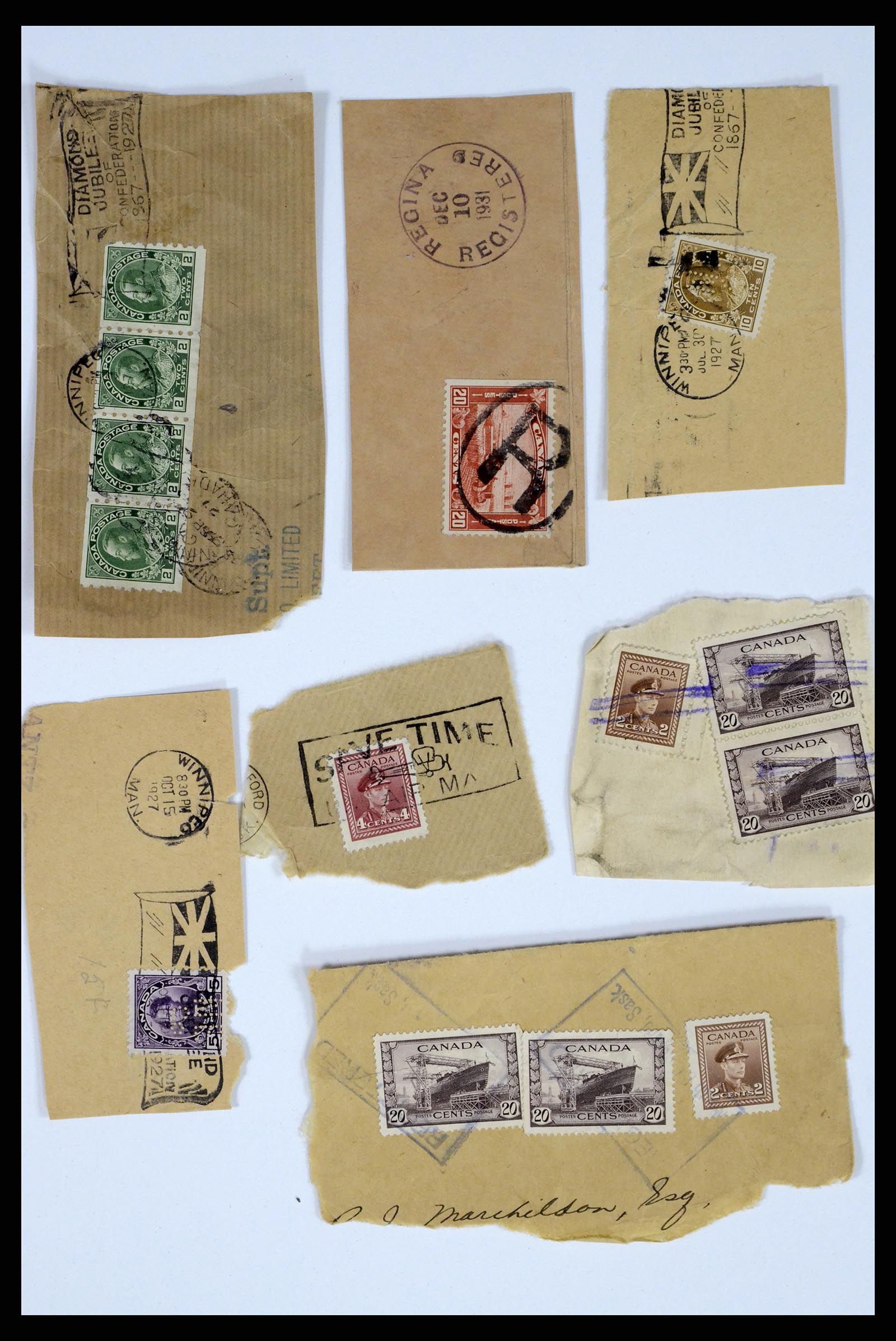 37243 387 - Postzegelverzameling 37243 Canada 1868-1955.