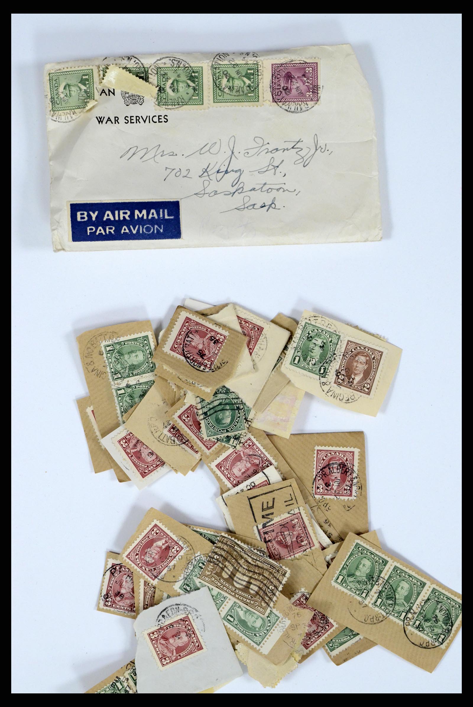 37243 390 - Postzegelverzameling 37243 Canada 1868-1955.