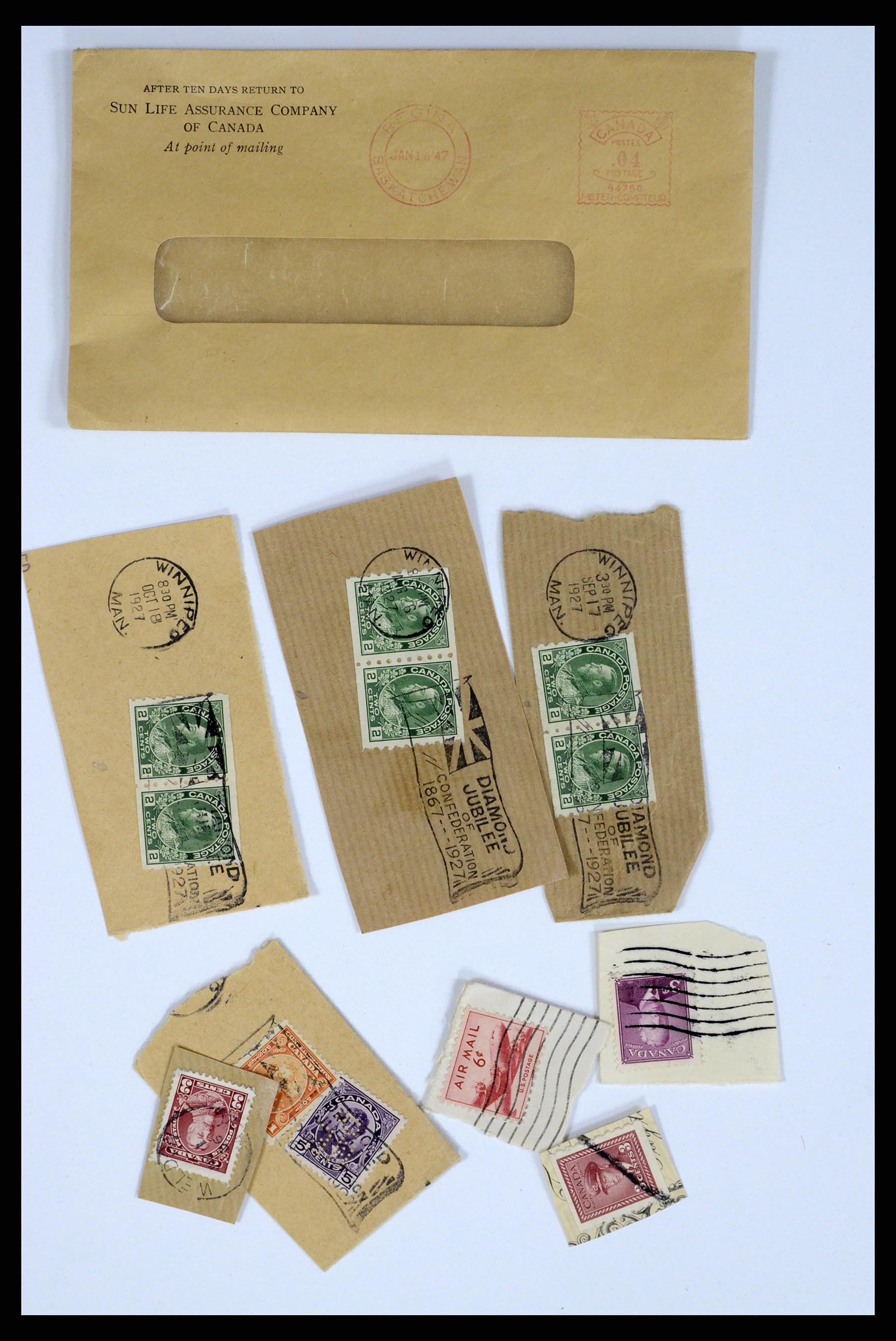 37243 393 - Postzegelverzameling 37243 Canada 1868-1955.