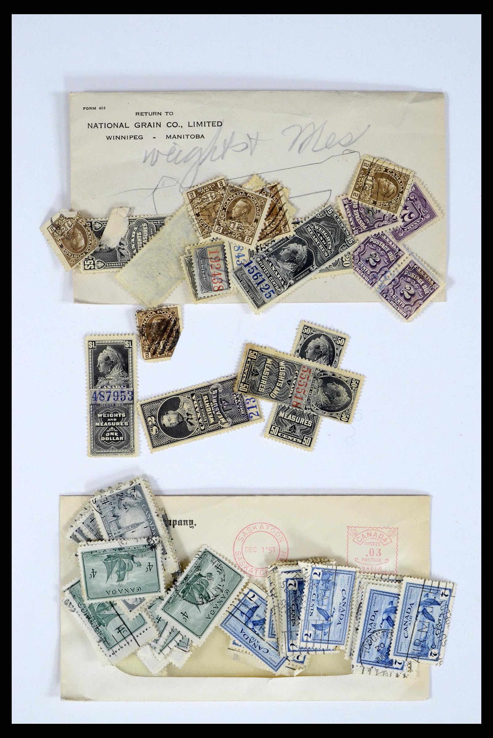 37243 396 - Postzegelverzameling 37243 Canada 1868-1955.