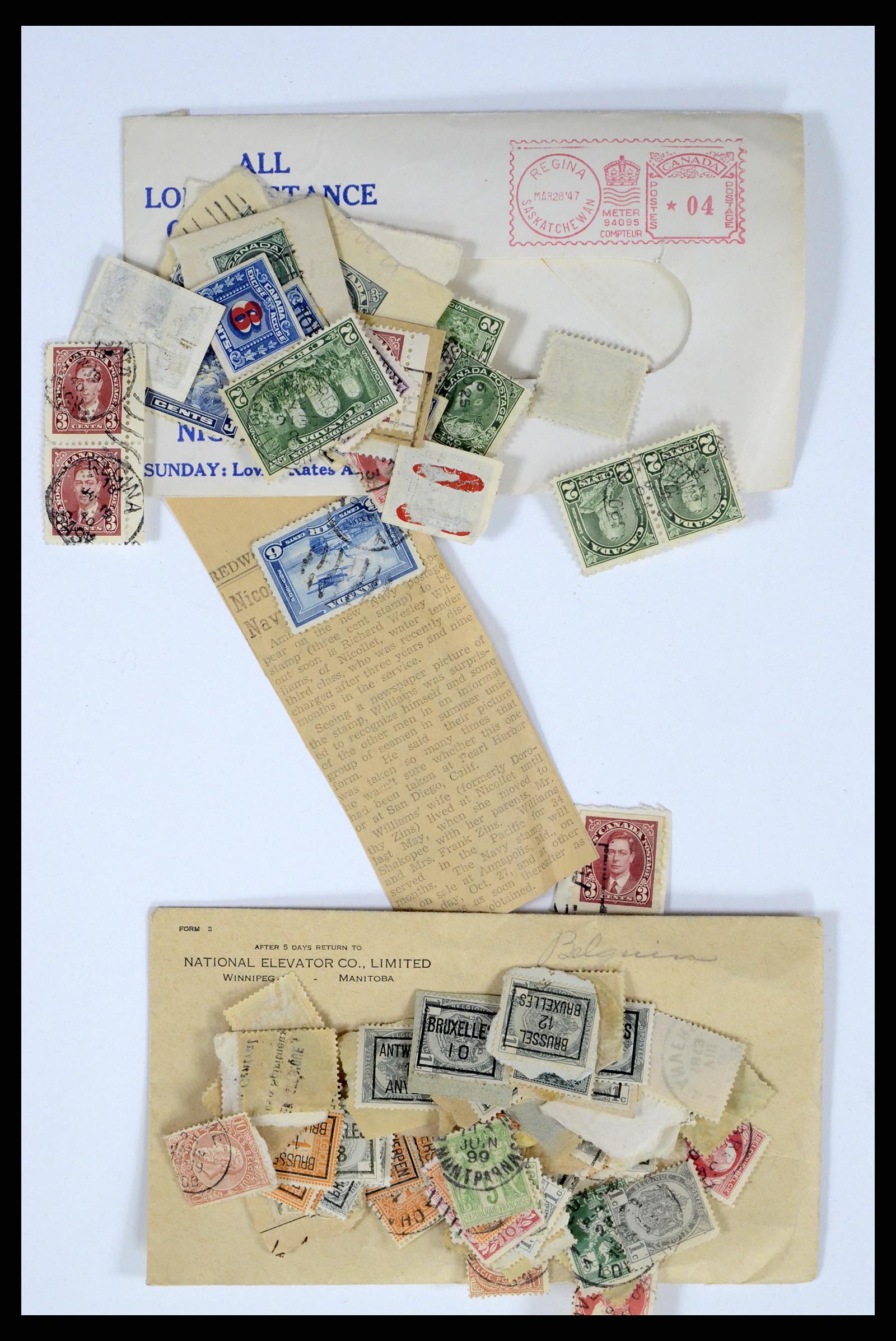 37243 398 - Postzegelverzameling 37243 Canada 1868-1955.