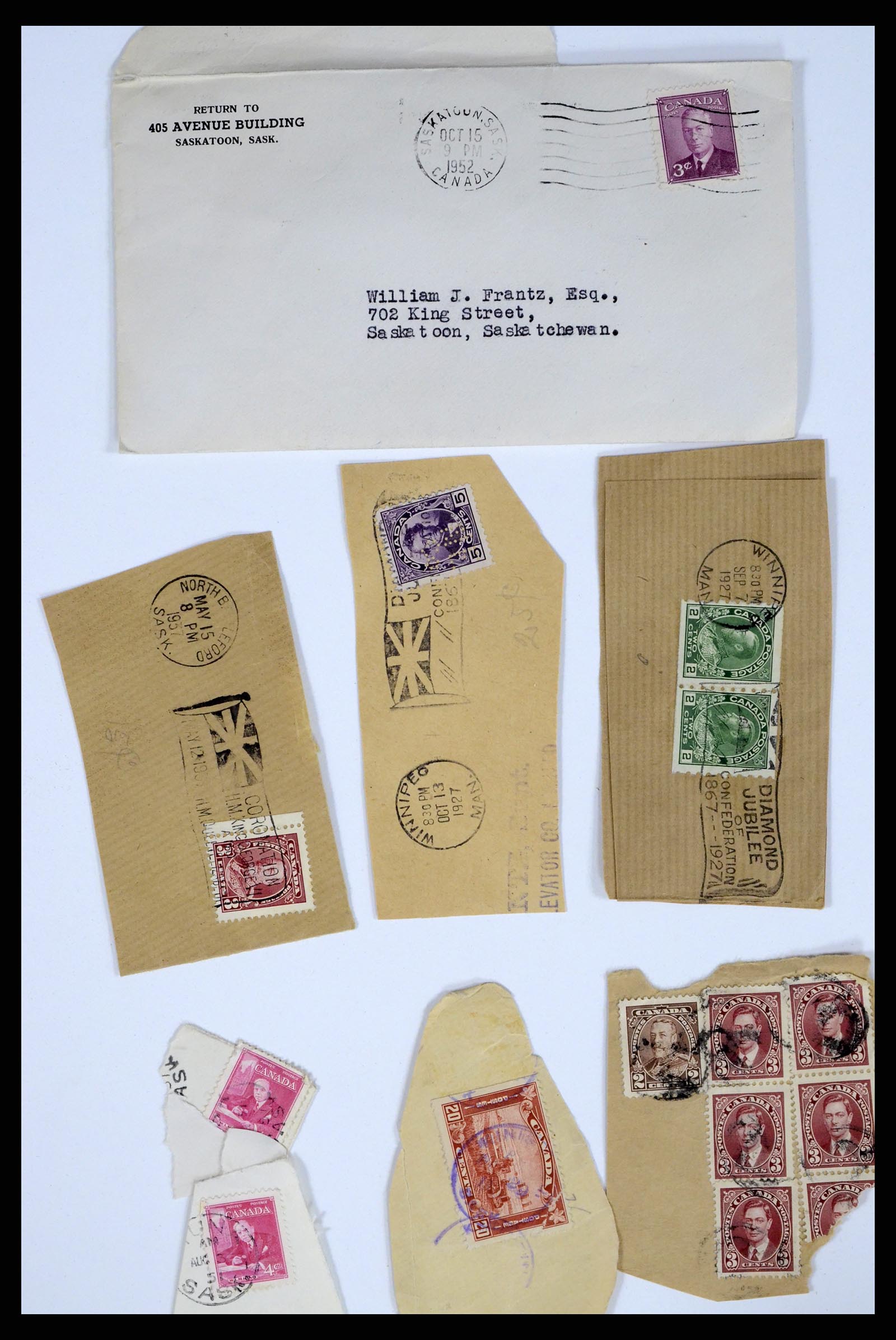 37243 406 - Postzegelverzameling 37243 Canada 1868-1955.