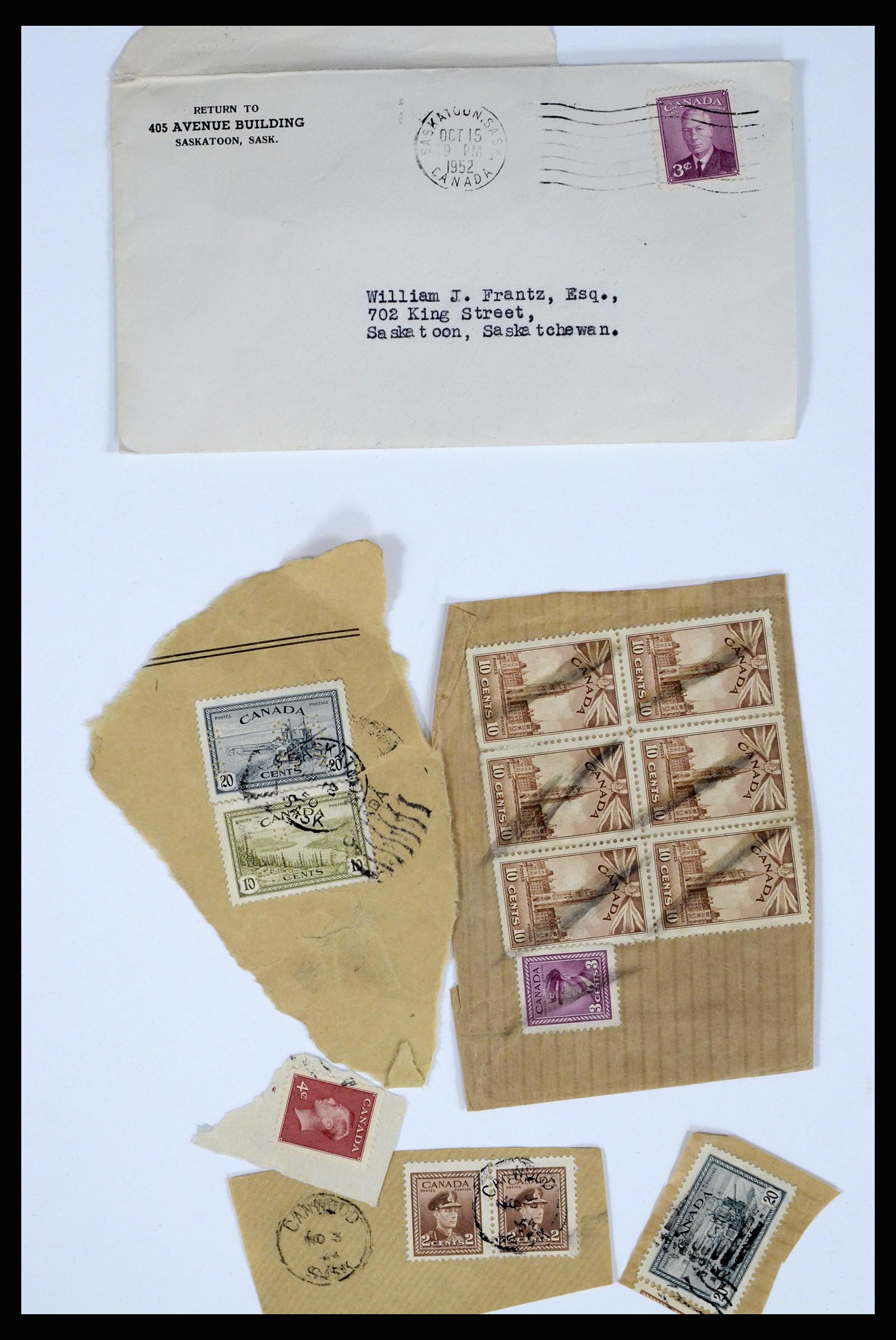 37243 407 - Postzegelverzameling 37243 Canada 1868-1955.