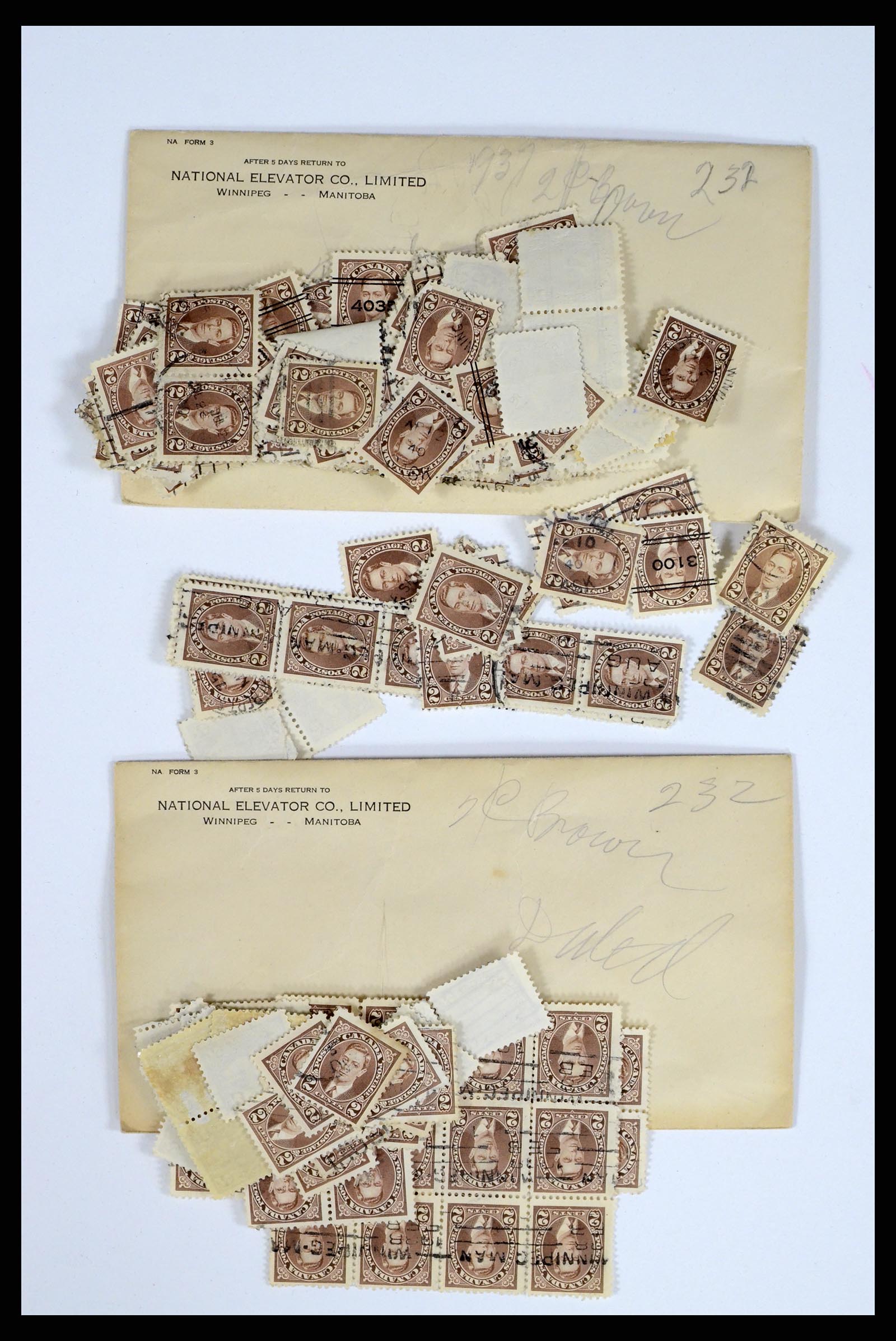 37243 415 - Postzegelverzameling 37243 Canada 1868-1955.