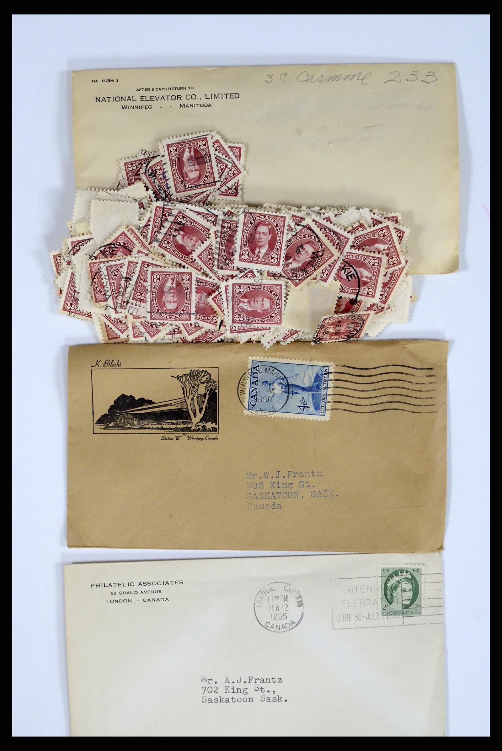 37243 416 - Postzegelverzameling 37243 Canada 1868-1955.