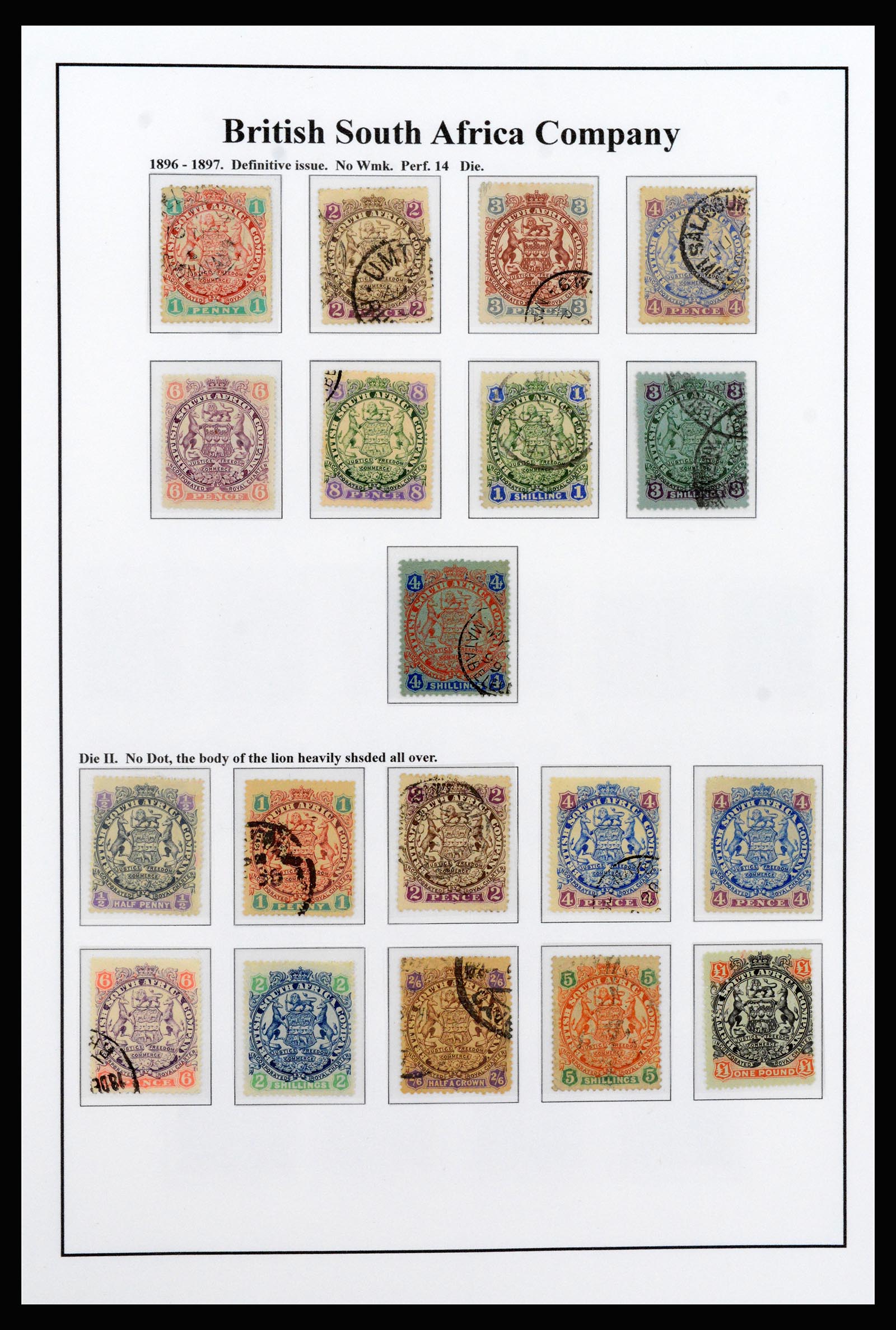 37245 002 - Postzegelverzameling 37245 Engelse koloniën 1885-1966.