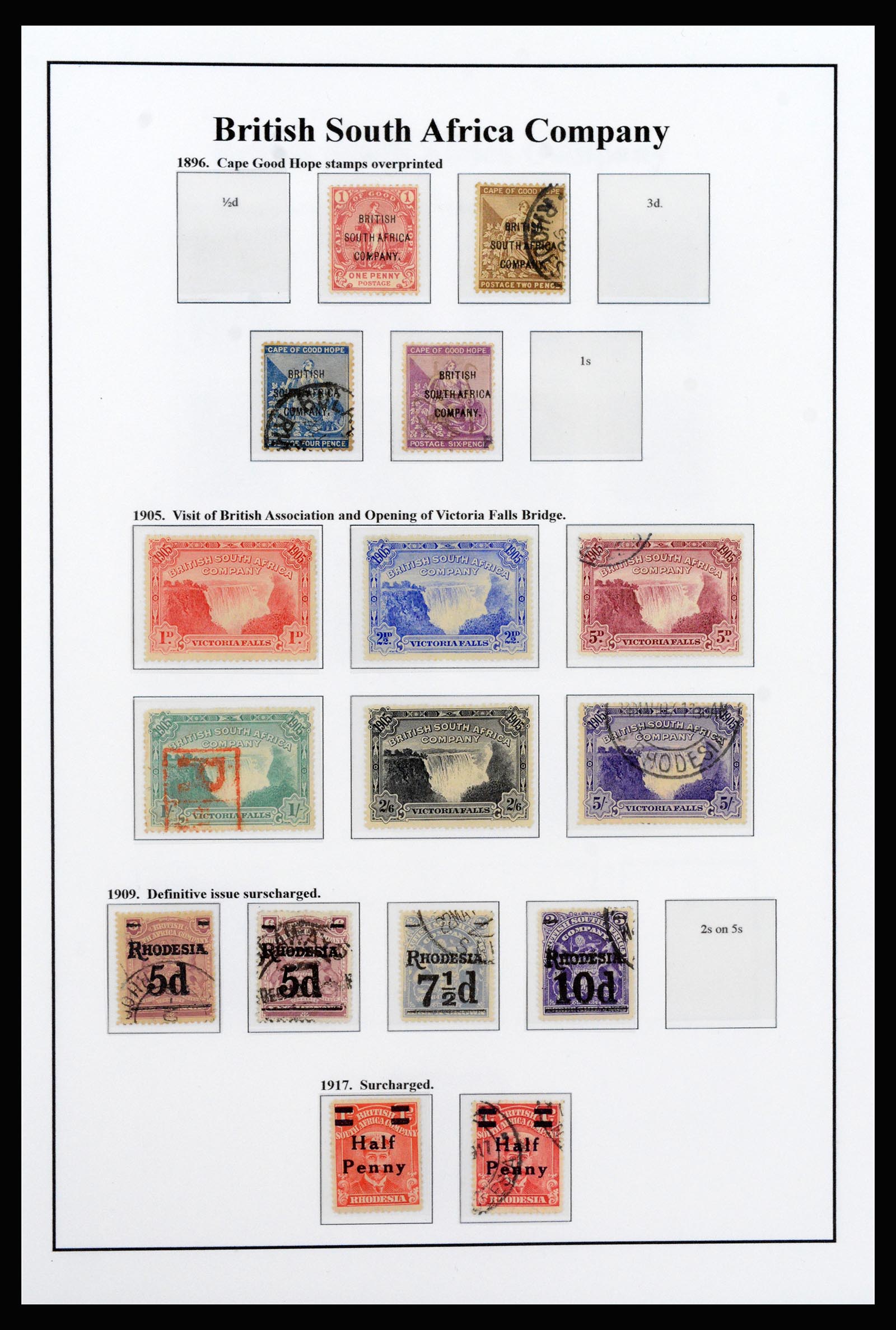 37245 004 - Postzegelverzameling 37245 Engelse koloniën 1885-1966.