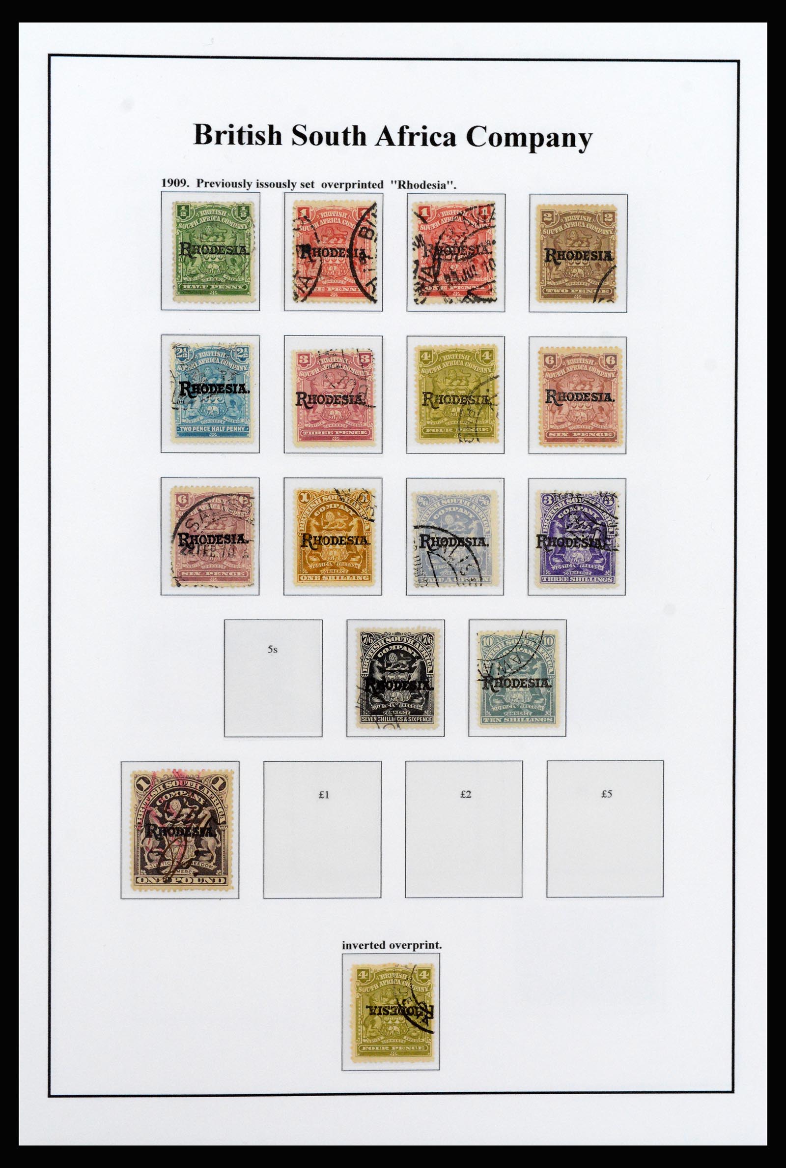 37245 005 - Postzegelverzameling 37245 Engelse koloniën 1885-1966.