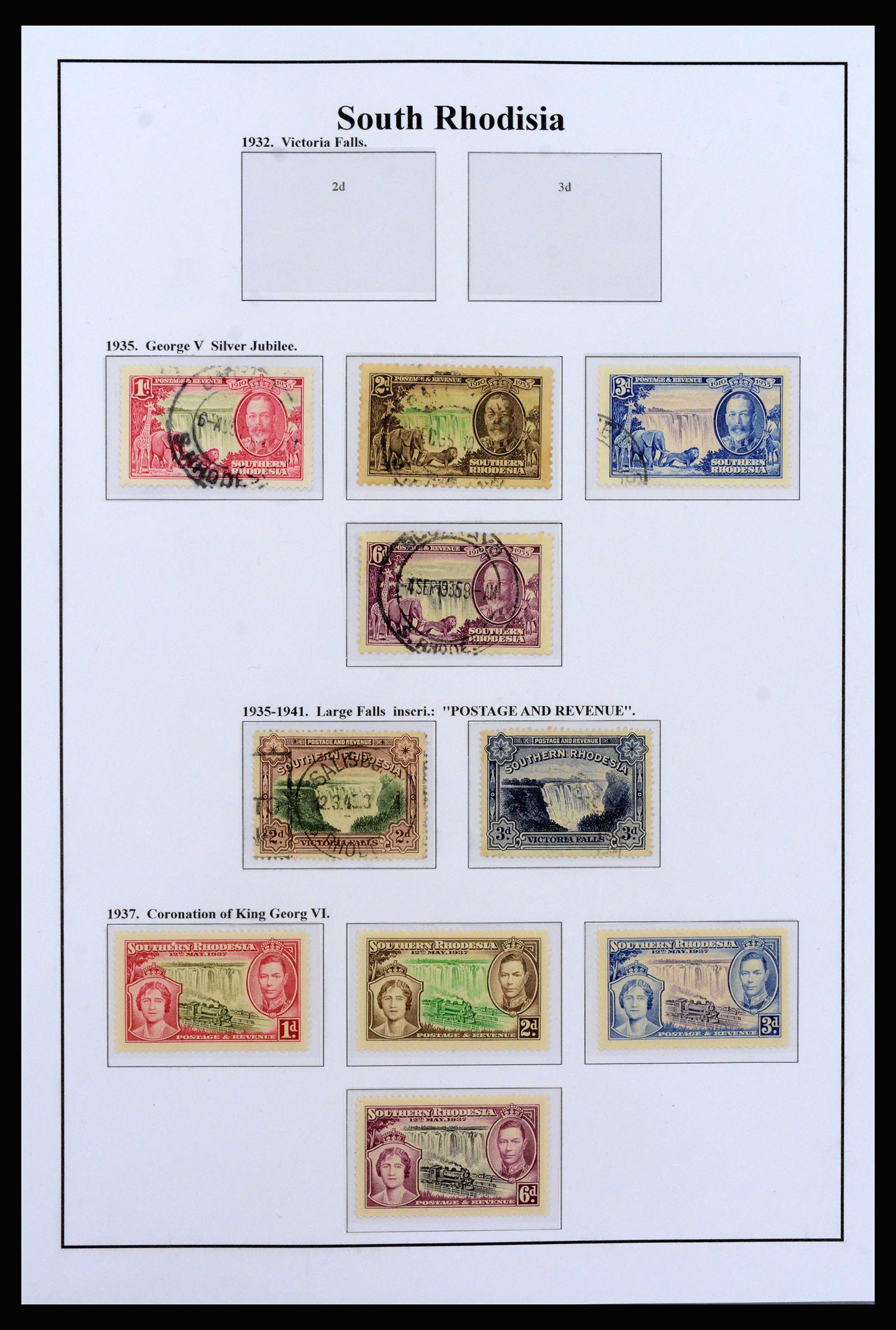37245 008 - Postzegelverzameling 37245 Engelse koloniën 1885-1966.