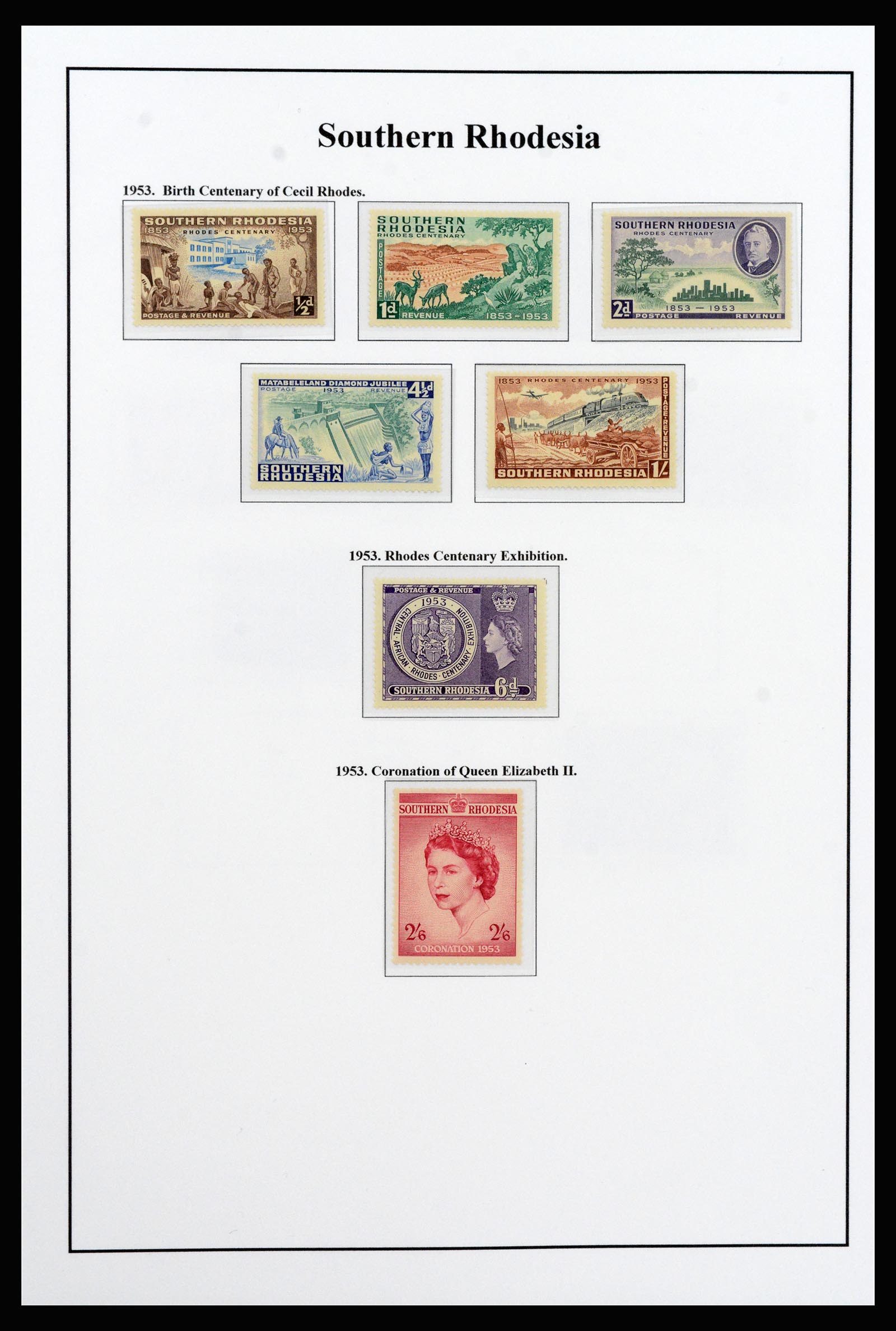 37245 011 - Postzegelverzameling 37245 Engelse koloniën 1885-1966.