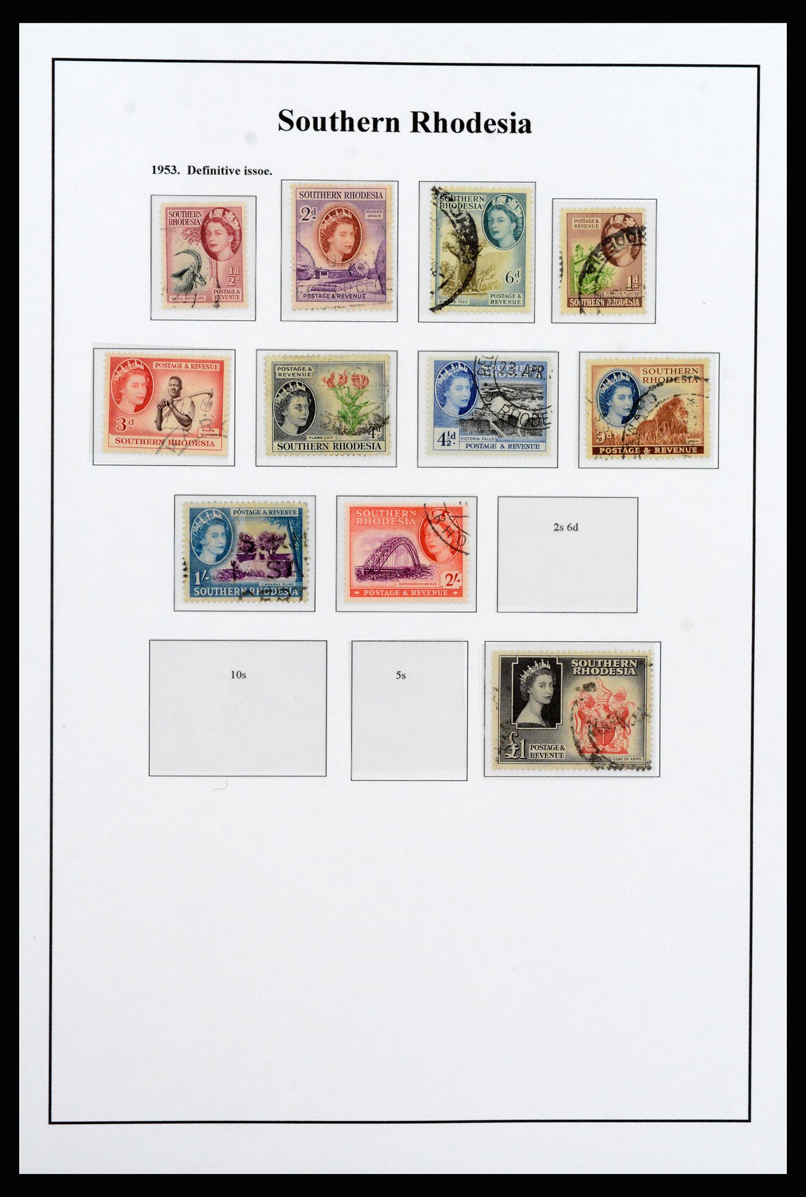 37245 012 - Postzegelverzameling 37245 Engelse koloniën 1885-1966.