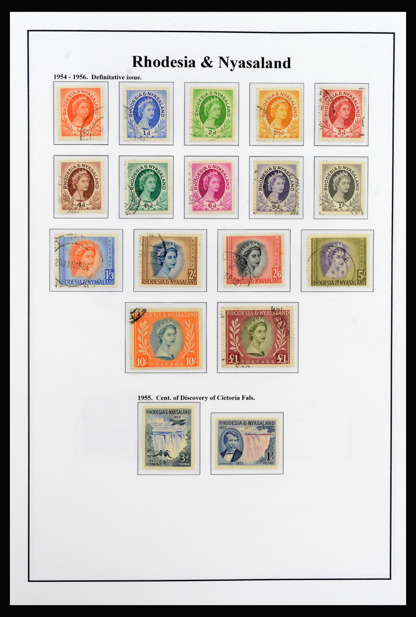 37245 014 - Postzegelverzameling 37245 Engelse koloniën 1885-1966.