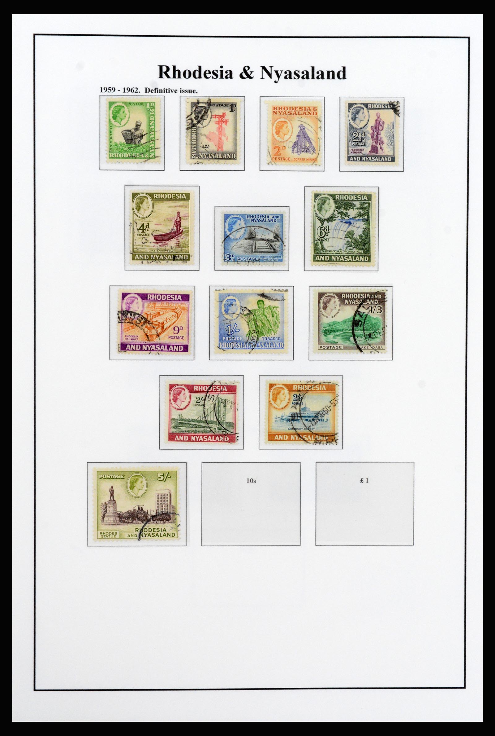 37245 015 - Postzegelverzameling 37245 Engelse koloniën 1885-1966.