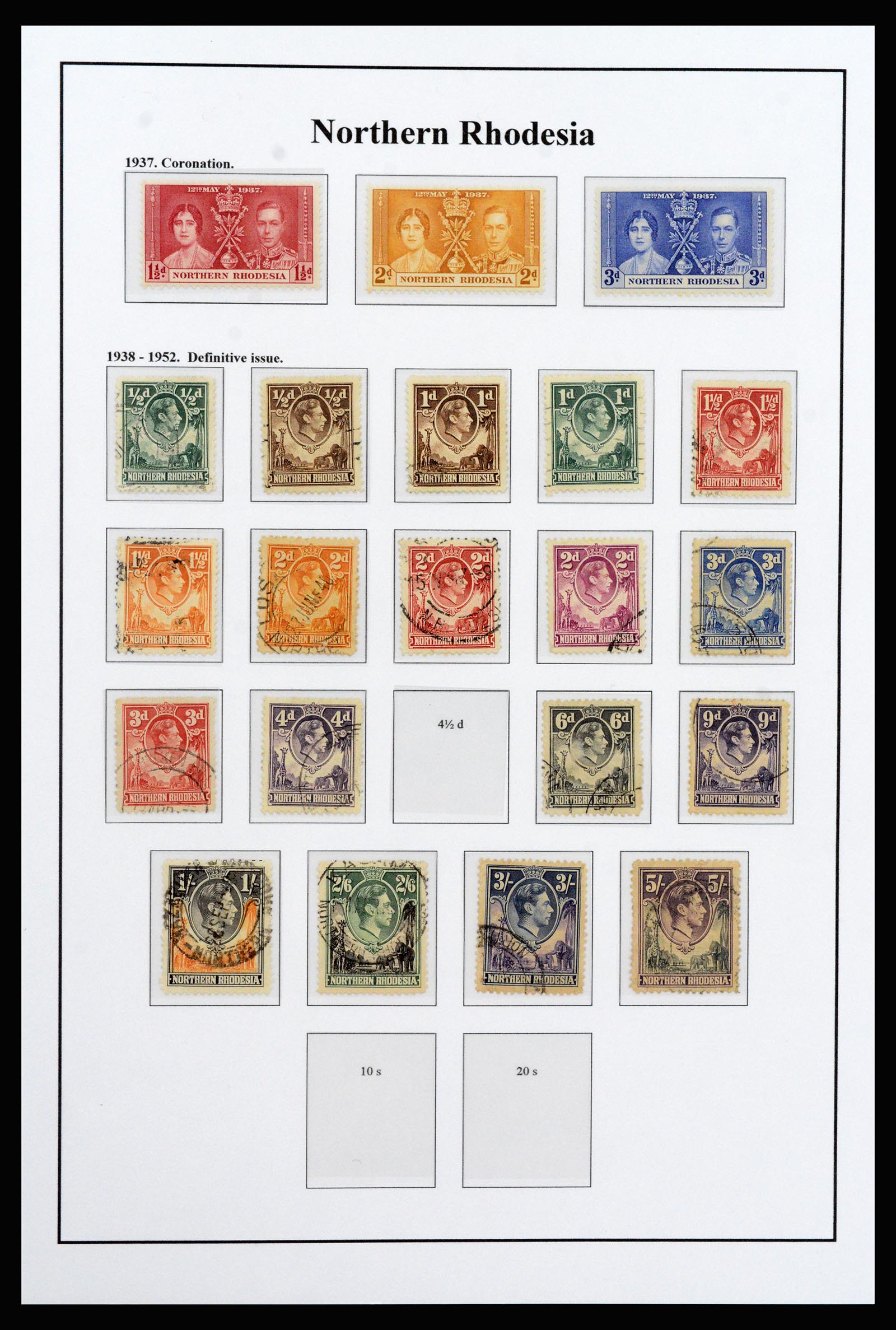 37245 019 - Postzegelverzameling 37245 Engelse koloniën 1885-1966.