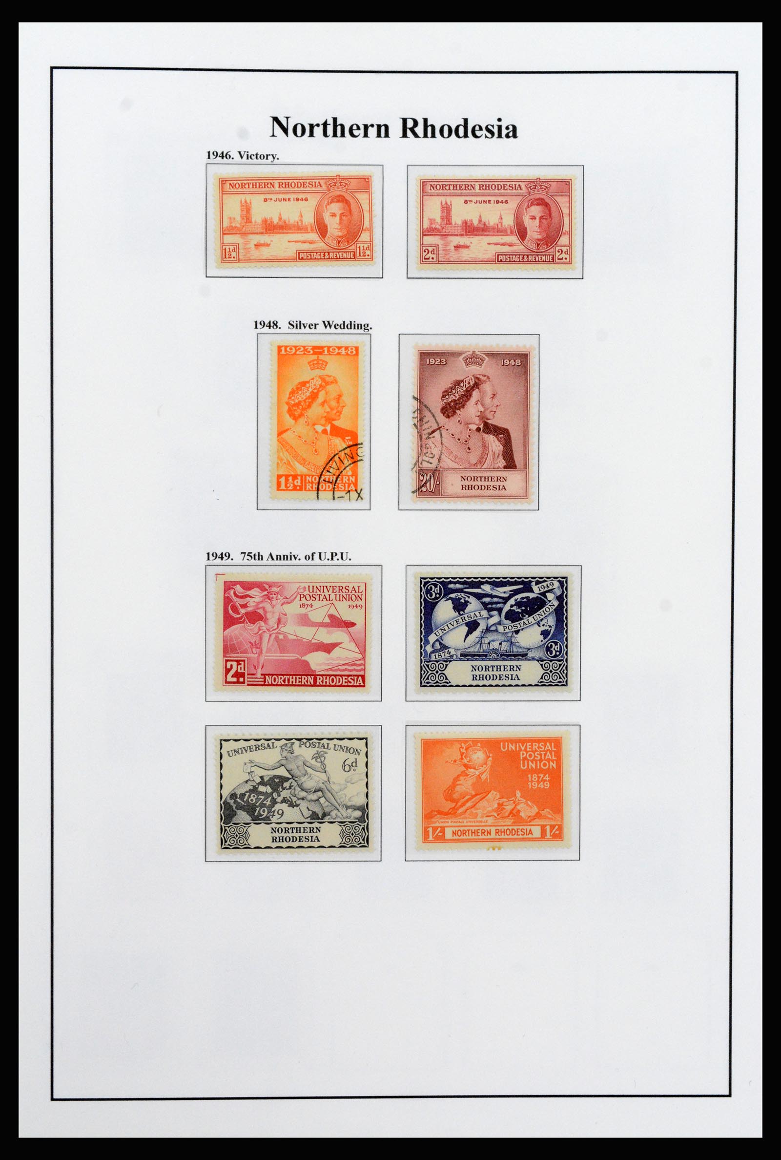 37245 020 - Postzegelverzameling 37245 Engelse koloniën 1885-1966.