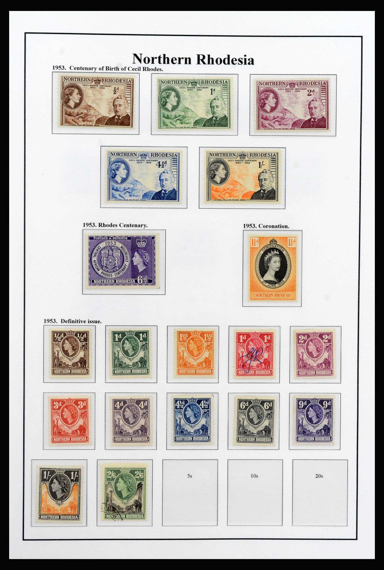 37245 021 - Postzegelverzameling 37245 Engelse koloniën 1885-1966.