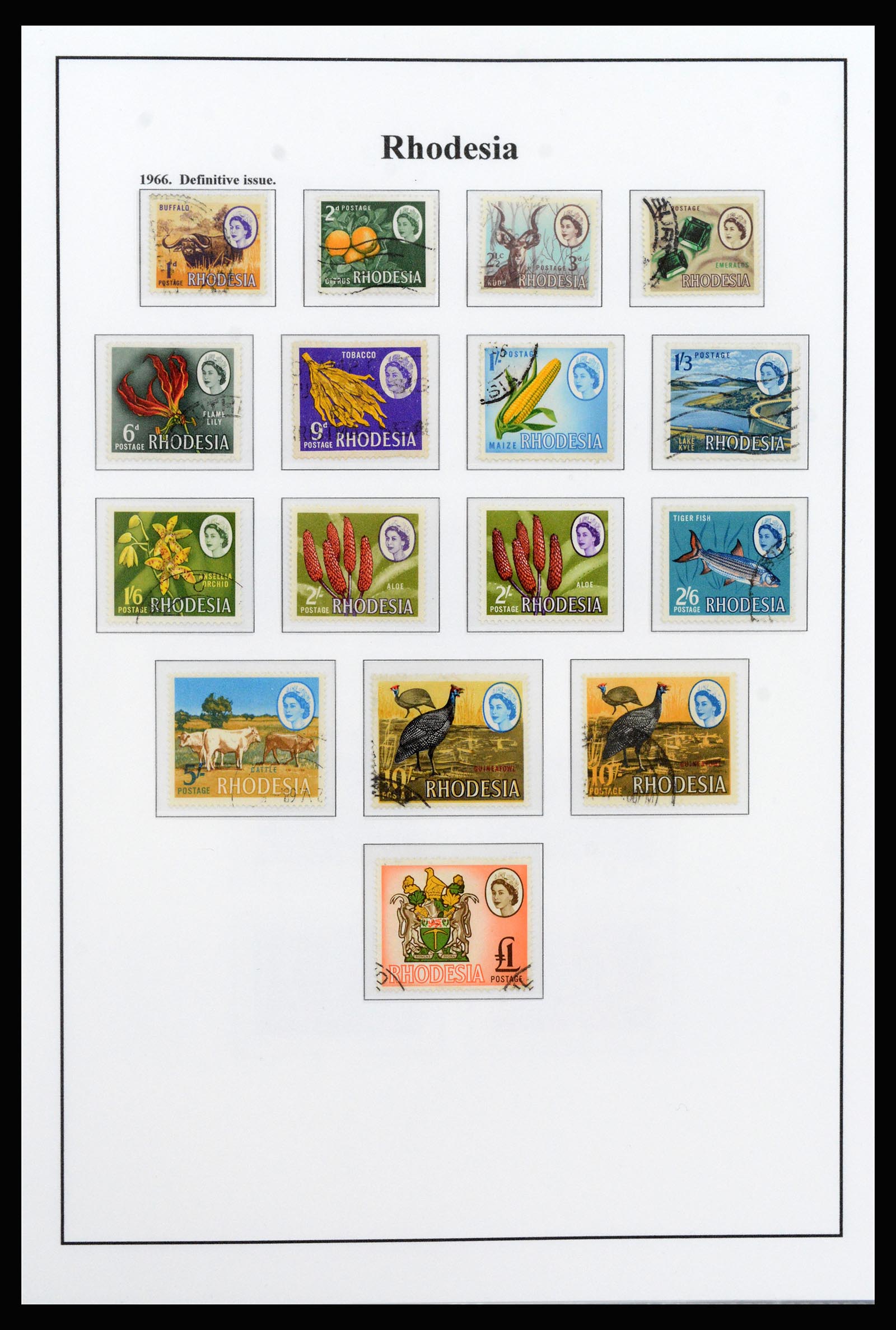 37245 025 - Postzegelverzameling 37245 Engelse koloniën 1885-1966.