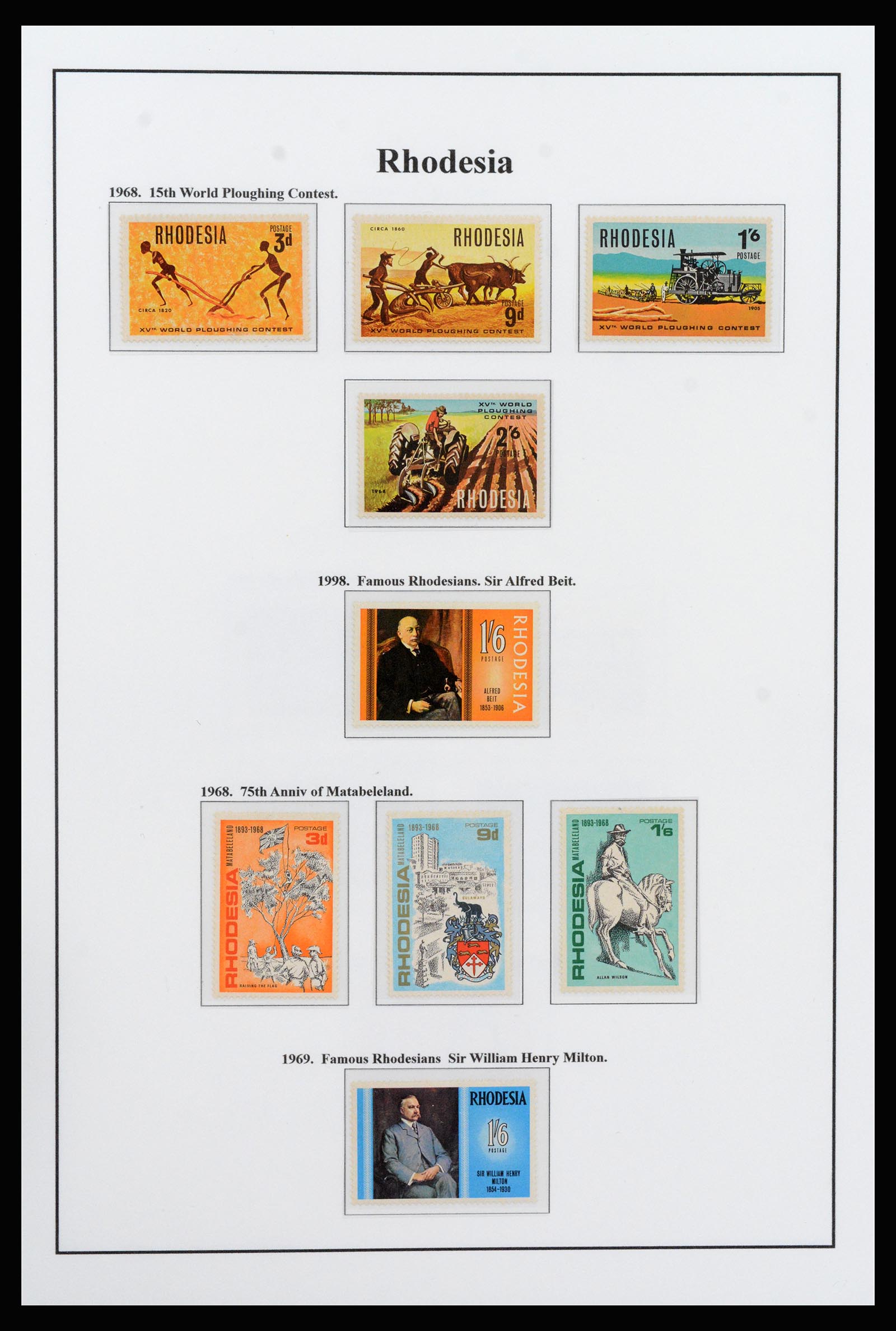 37245 029 - Stamp collection 37245 British Commonwealth 1885-1966.