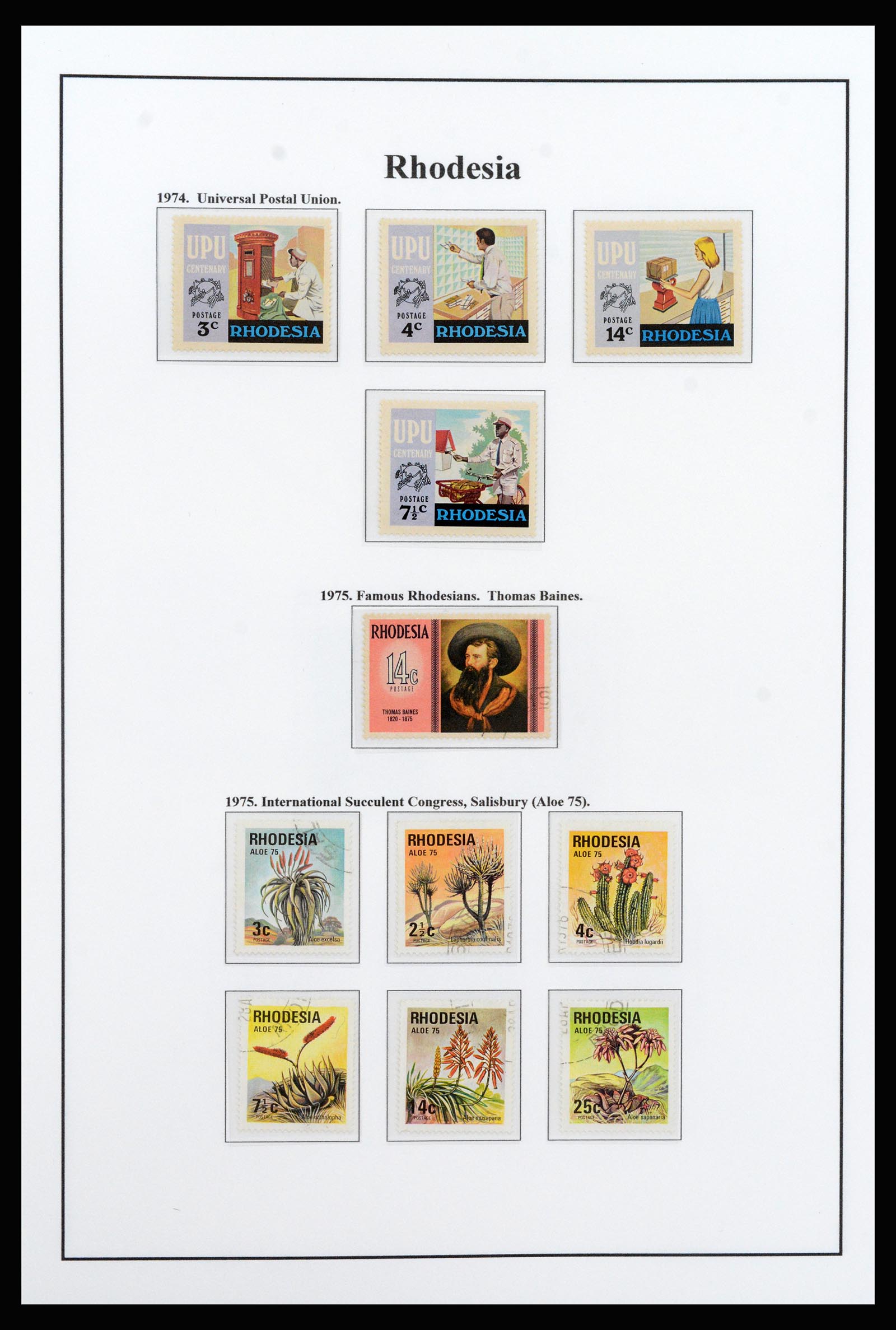 37245 036 - Postzegelverzameling 37245 Engelse koloniën 1885-1966.